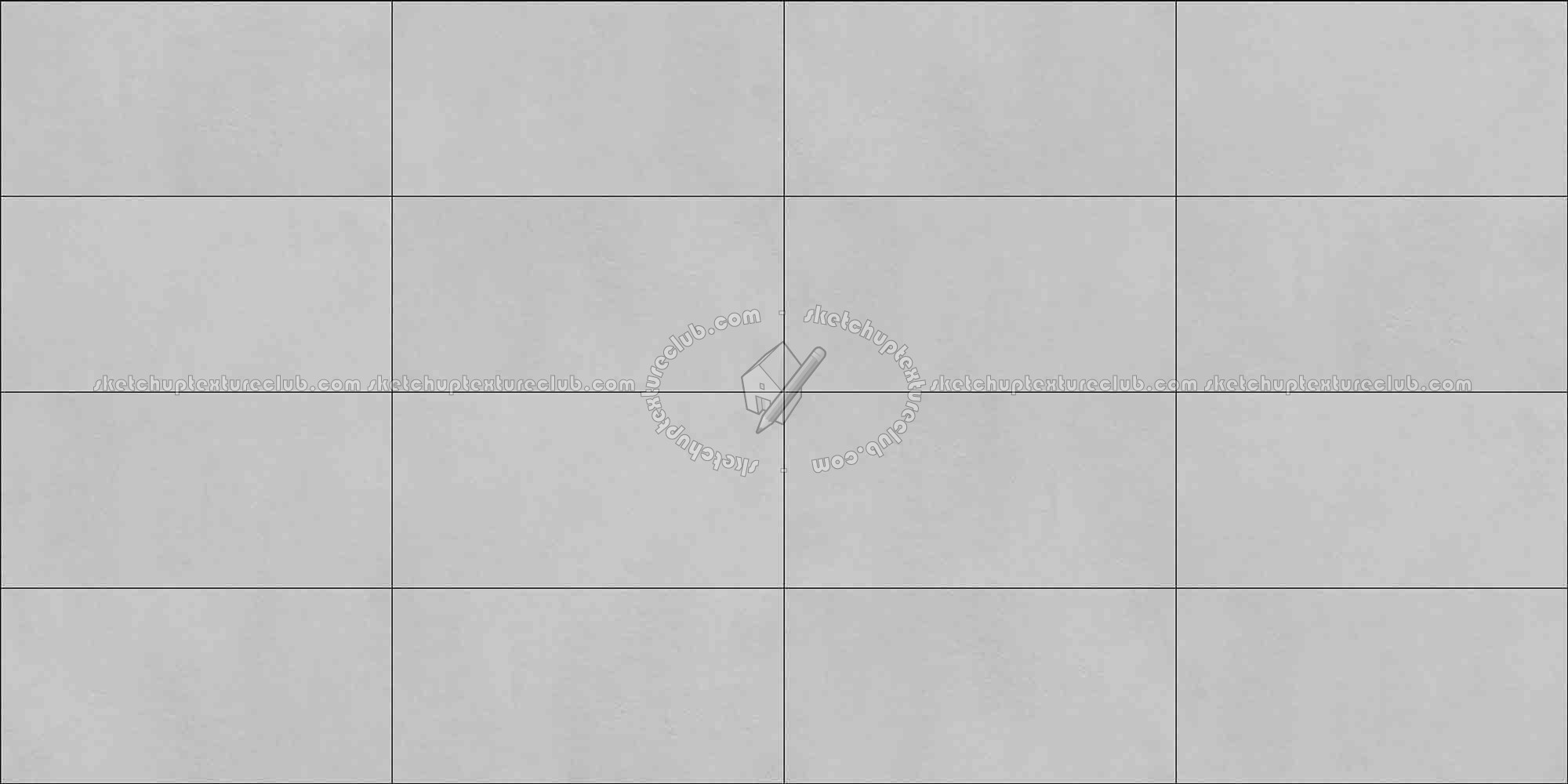 Textures   -   ARCHITECTURE   -   CONCRETE   -   Plates   -   Clean  - Concrete clean plates wall texture seamless 01707 - Bump