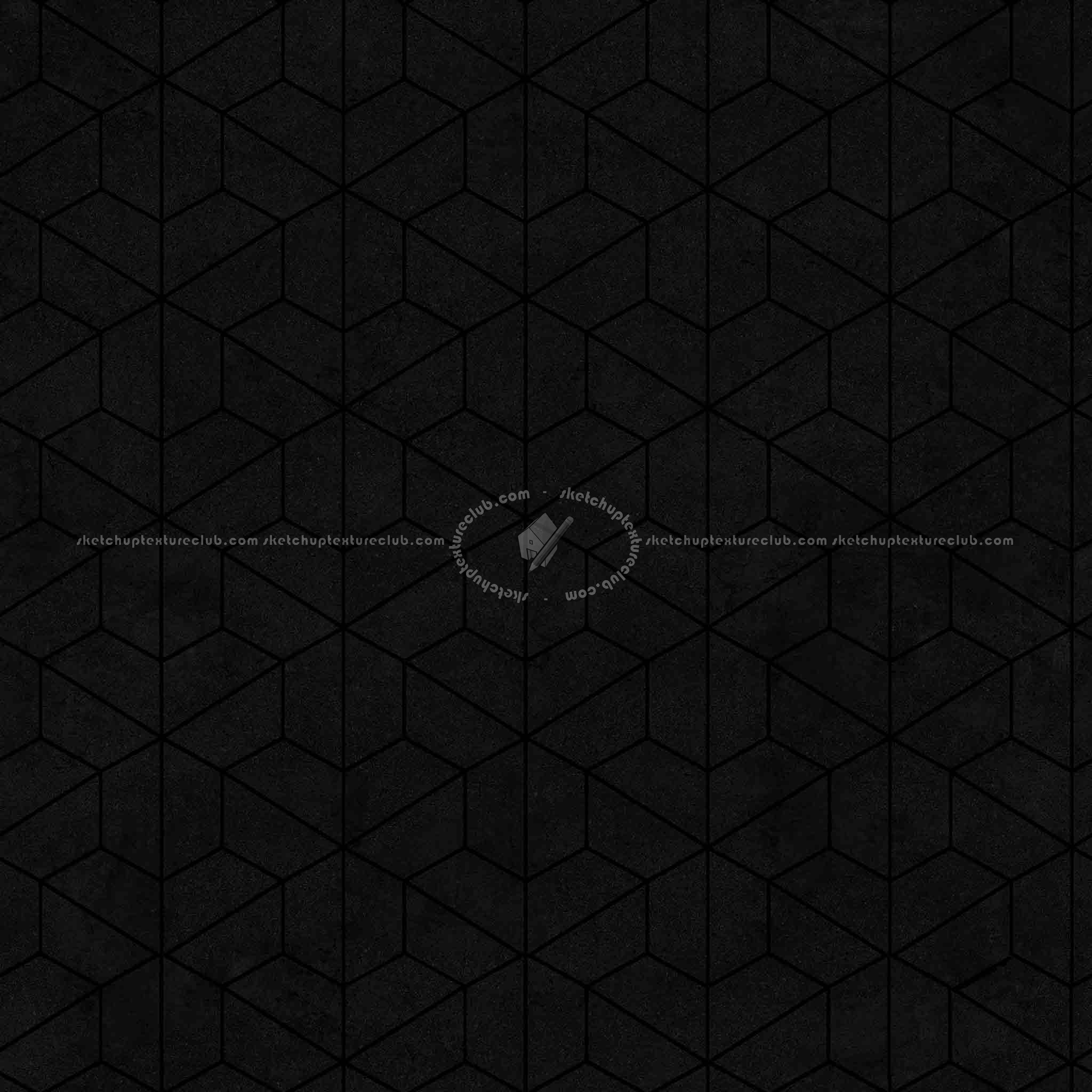 Textures   -   ARCHITECTURE   -   PAVING OUTDOOR   -   Concrete   -   Blocks mixed  - concrete paving PBR texture seamless 21821 - Specular