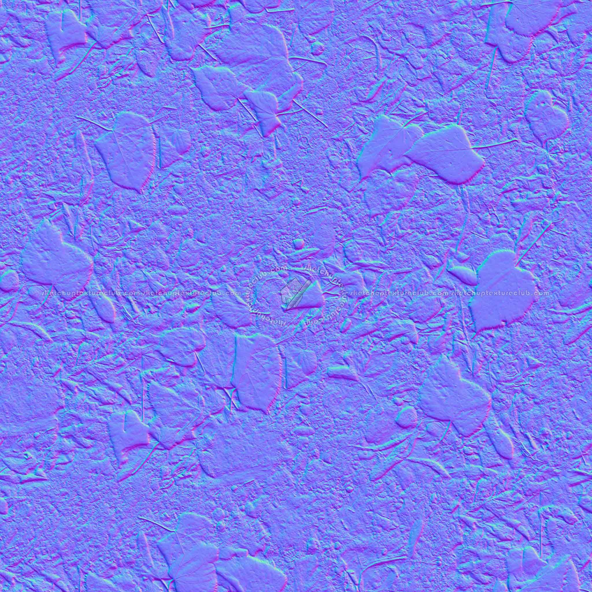 Textures   -   NATURE ELEMENTS   -   VEGETATION   -   Leaves dead  - Ground with dead leaves texture seamless 20525 - Normal