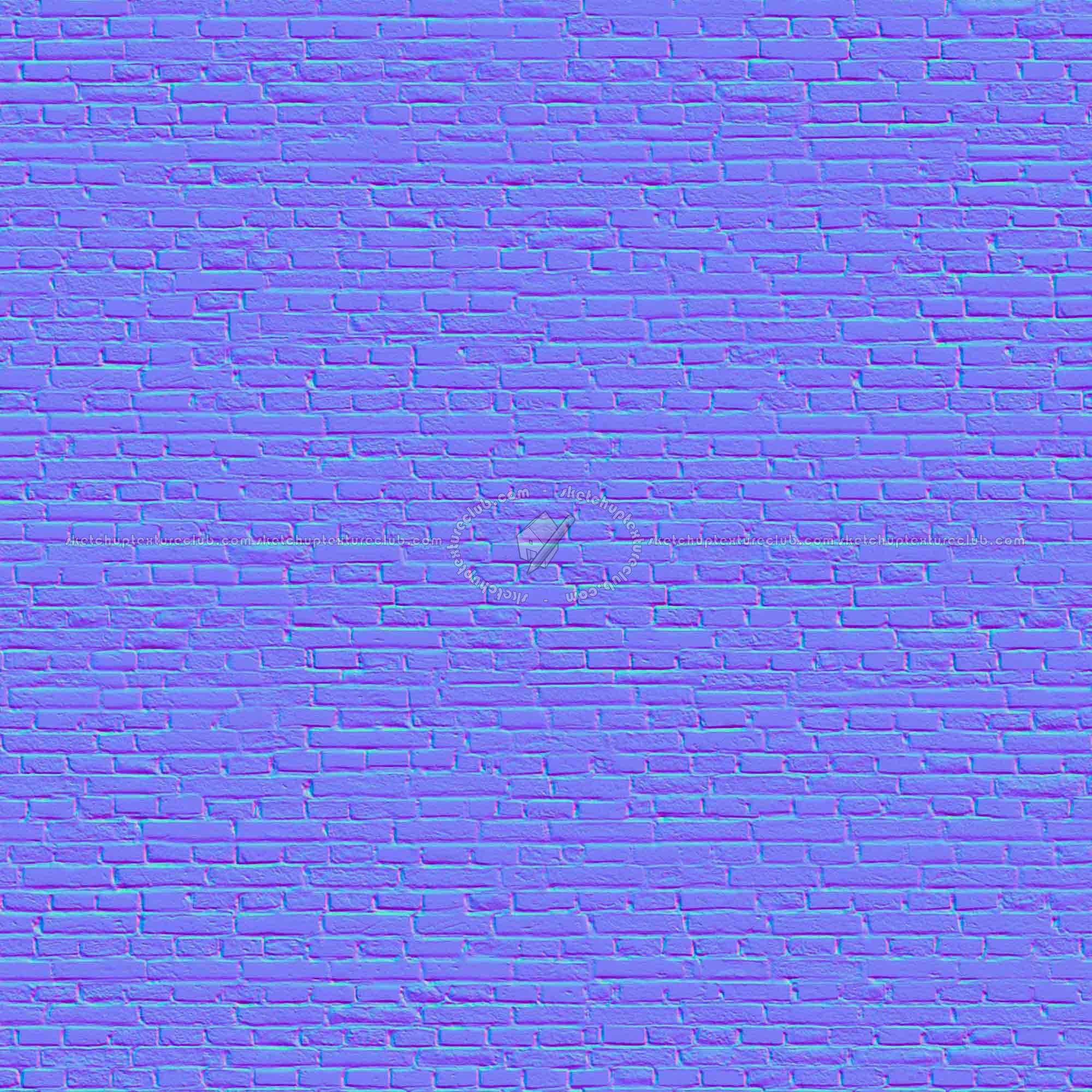 Textures   -   ARCHITECTURE   -   BRICKS   -   Old bricks  - Old bricks texture seamless 00419 - Normal