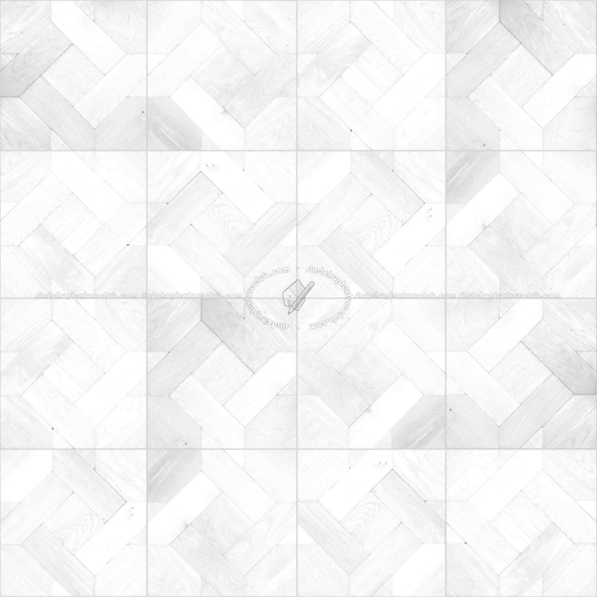 Textures   -   ARCHITECTURE   -   WOOD FLOORS   -   Geometric pattern  - Parquet geometric pattern texture seamless 04806 - Ambient occlusion