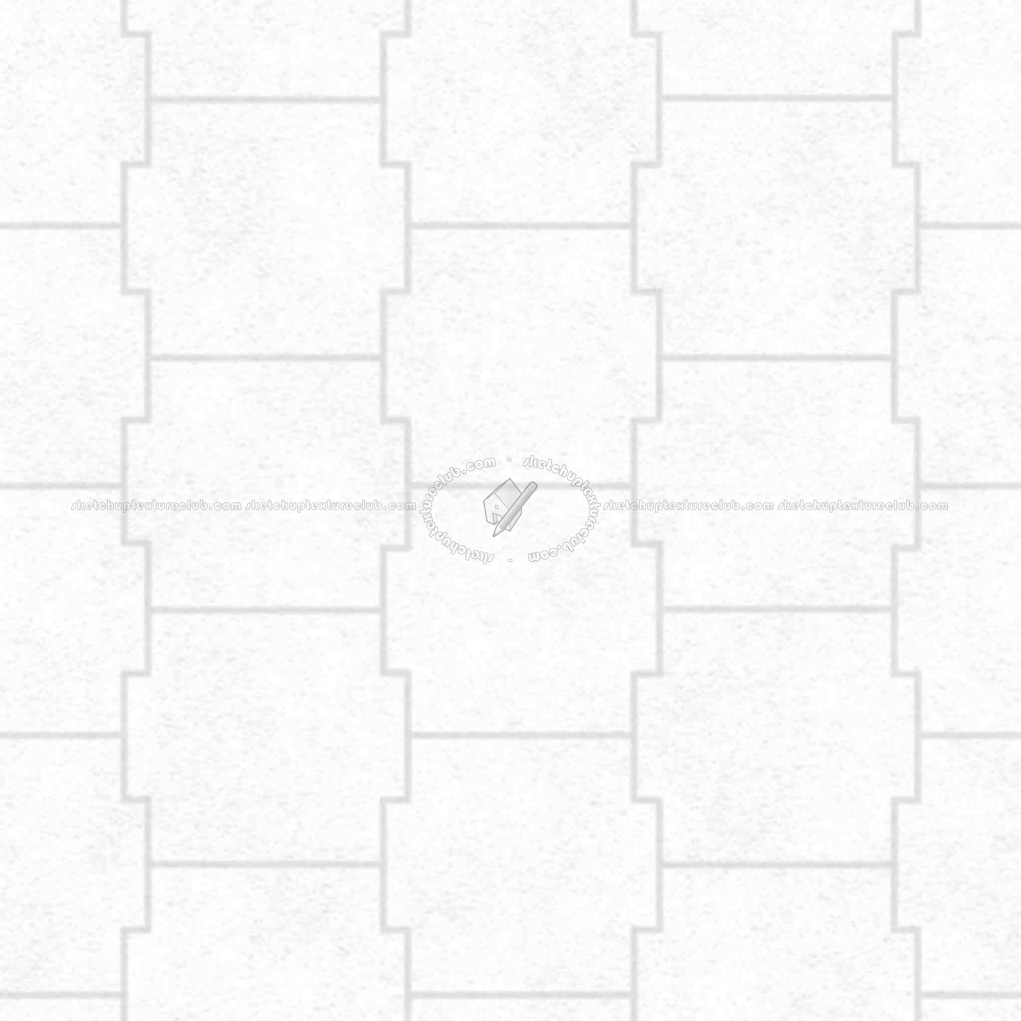 Textures   -   ARCHITECTURE   -   PAVING OUTDOOR   -   Pavers stone   -   Blocks mixed  - Pavers stone mixed size texture seamless 06171 - Ambient occlusion