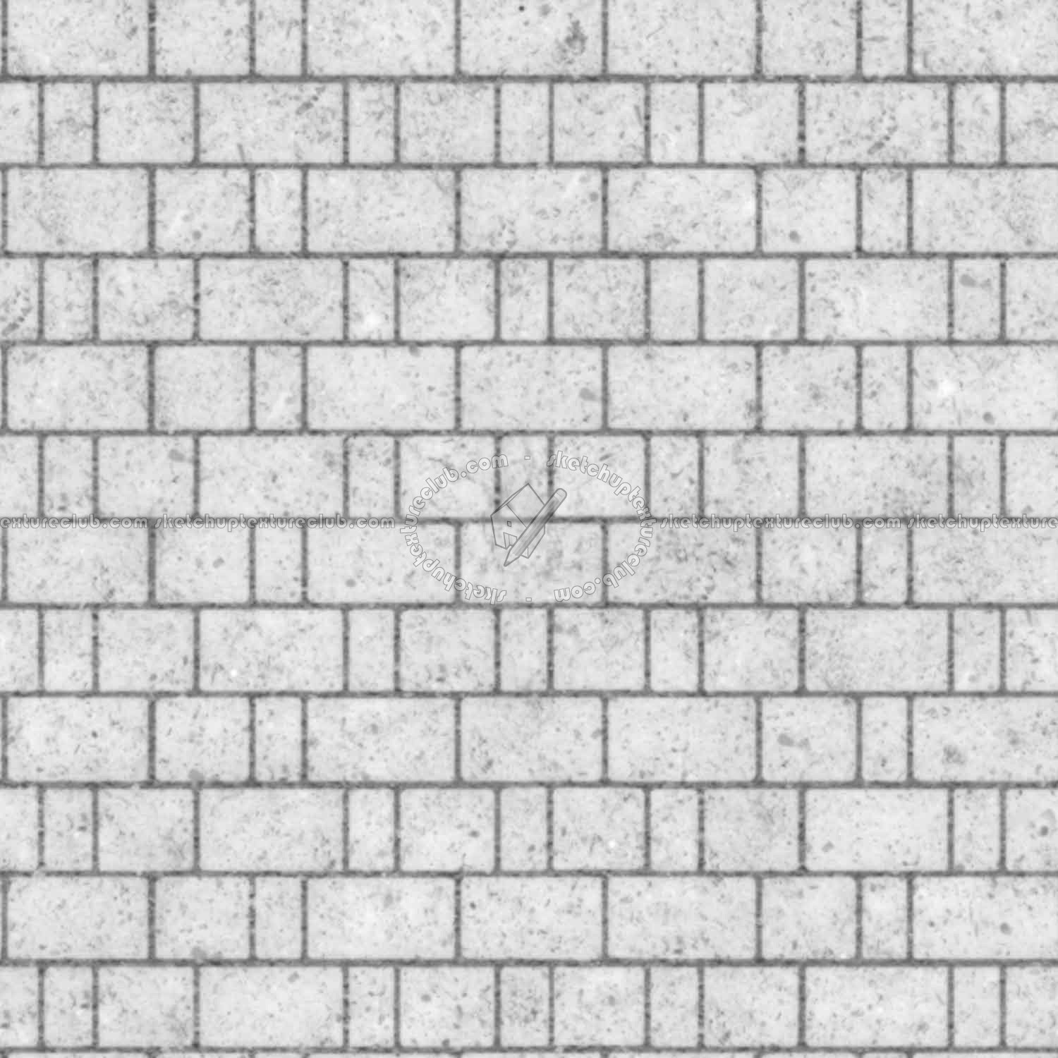 Textures   -   ARCHITECTURE   -   STONES WALLS   -   Stone blocks  - Wall stone with regular blocks texture seamless 08376 - Displacement