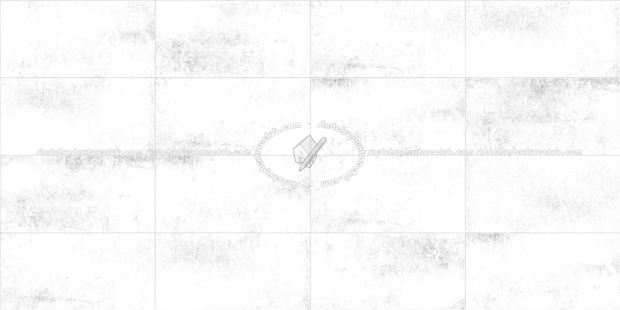 Textures   -   ARCHITECTURE   -   CONCRETE   -   Plates   -   Clean  - Concrete clean plates wall texture seamless 01708 - Ambient occlusion