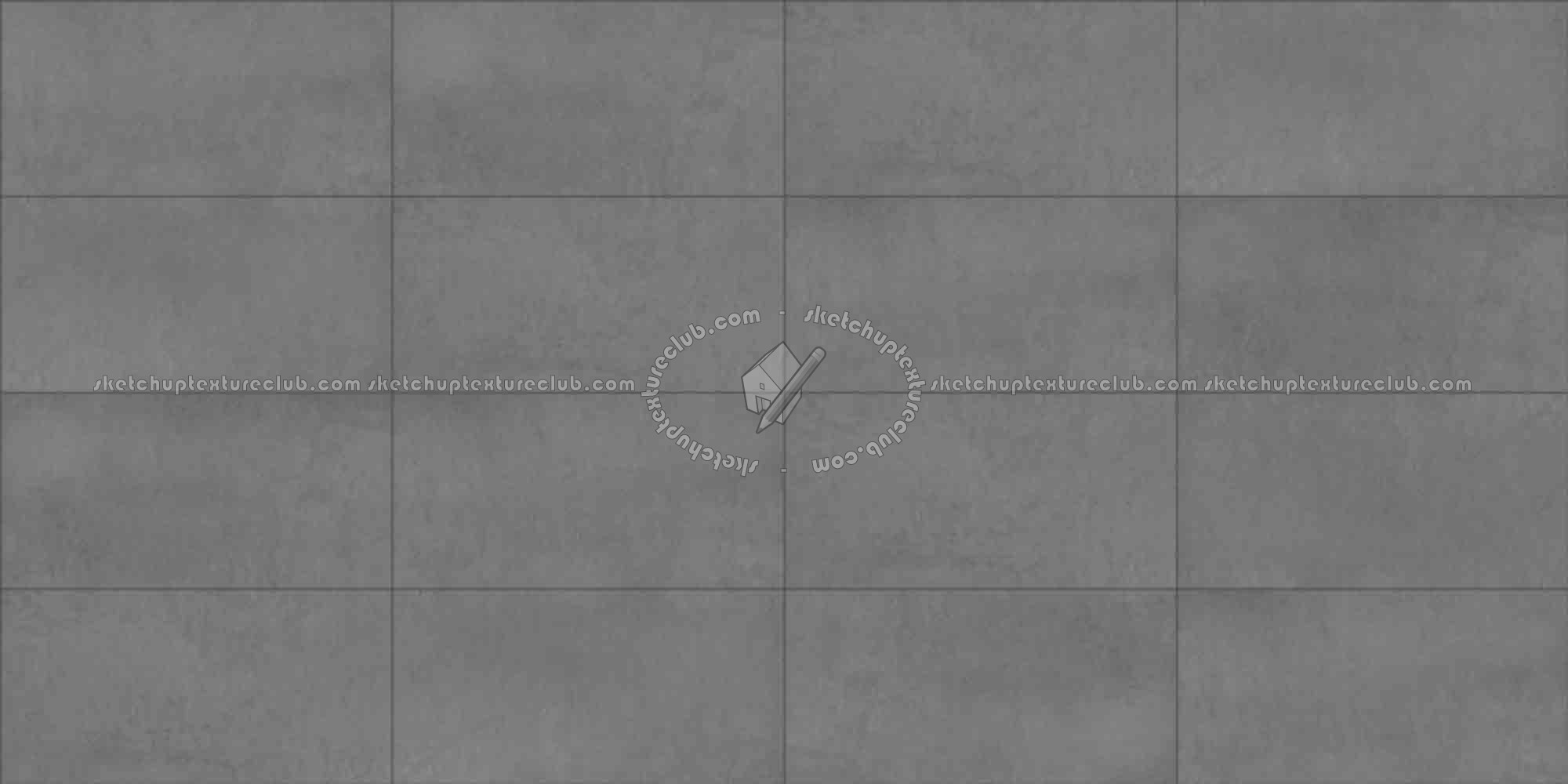 Textures   -   ARCHITECTURE   -   CONCRETE   -   Plates   -   Clean  - Concrete clean plates wall texture seamless 01708 - Displacement