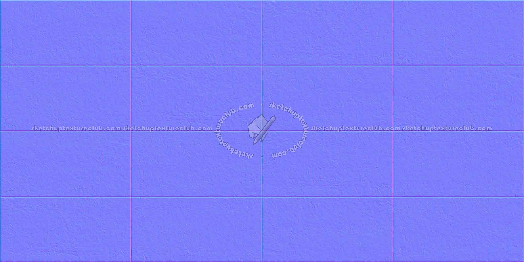 Textures   -   ARCHITECTURE   -   CONCRETE   -   Plates   -   Clean  - Concrete clean plates wall texture seamless 01708 - Normal