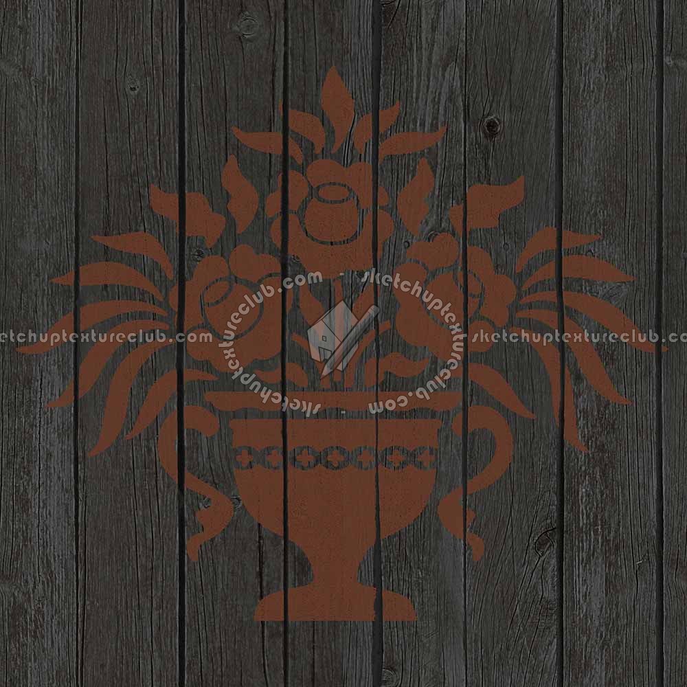 Textures   -   ARCHITECTURE   -   WOOD FLOORS   -   Decorated  - Parquet decorated stencil texture seamless 04710 (seamless)