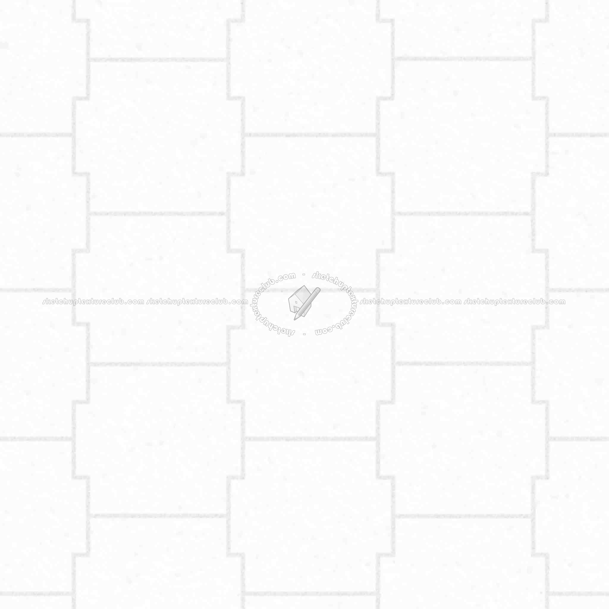 Textures   -   ARCHITECTURE   -   PAVING OUTDOOR   -   Pavers stone   -   Blocks mixed  - Pavers stone mixed size texture seamless 06172 - Ambient occlusion