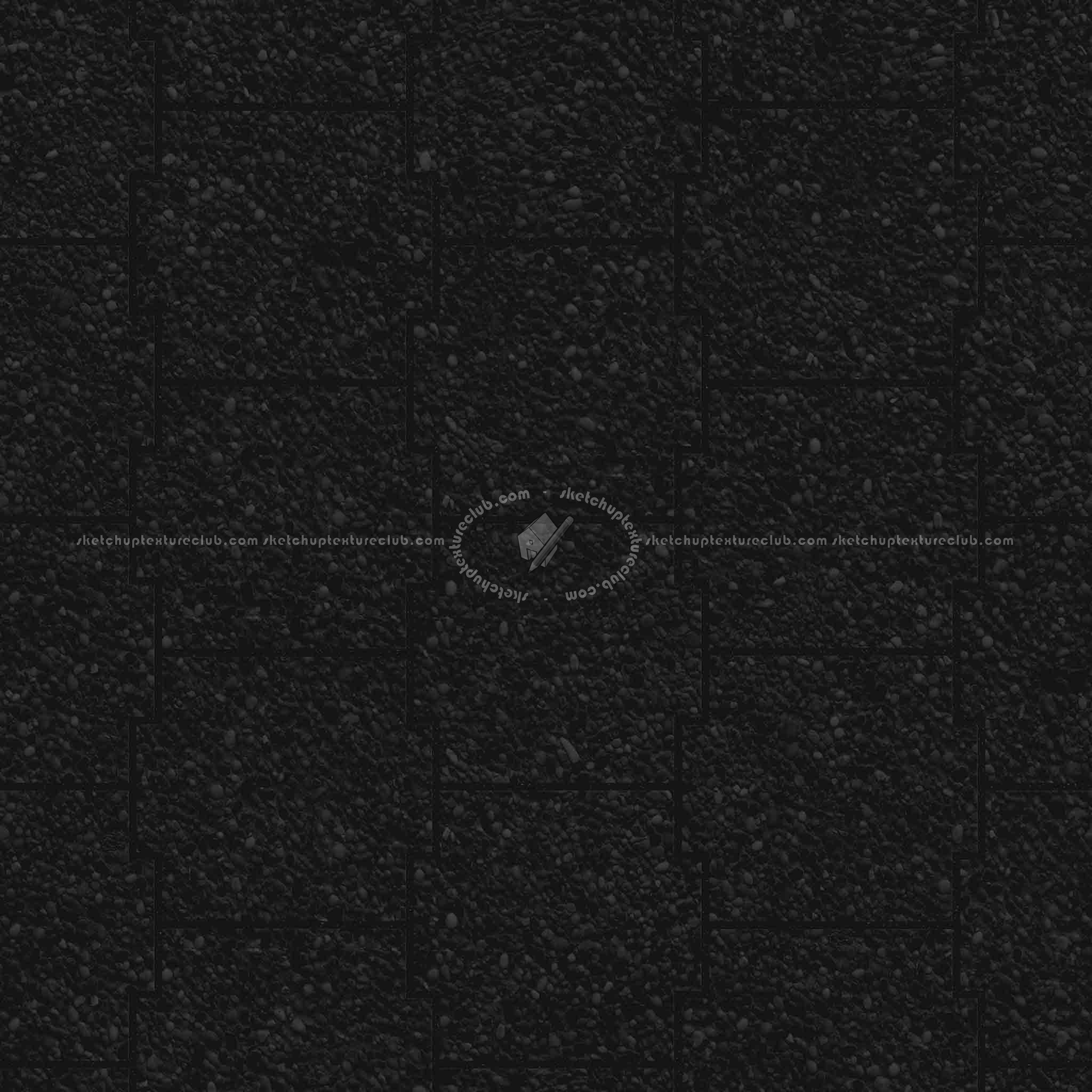 Textures   -   ARCHITECTURE   -   PAVING OUTDOOR   -   Pavers stone   -   Blocks mixed  - Pavers stone mixed size texture seamless 06172 - Specular