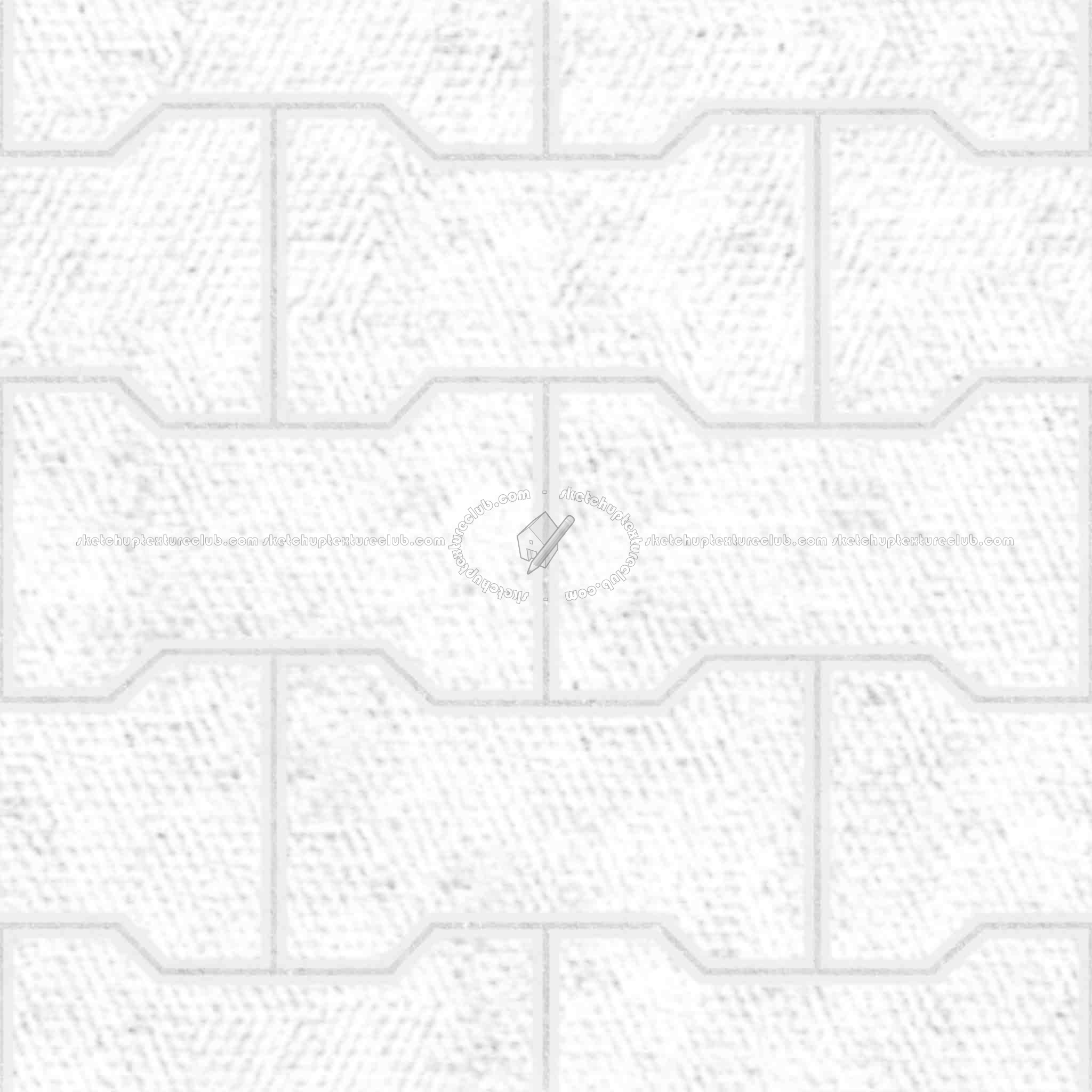 Textures   -   ARCHITECTURE   -   PAVING OUTDOOR   -   Concrete   -   Blocks regular  - Paving outdoor concrete regular block texture seamless 05711 - Ambient occlusion