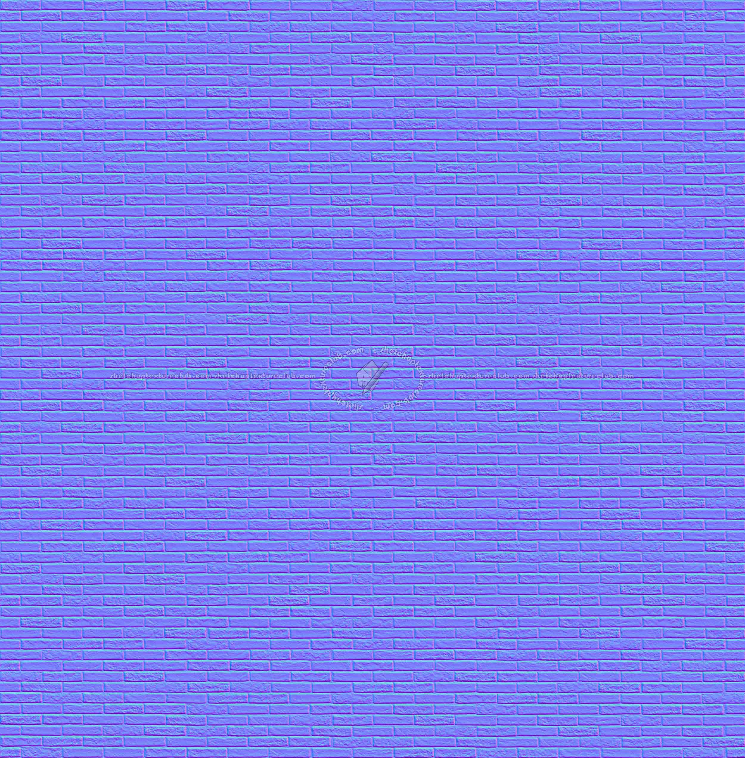 Textures   -   ARCHITECTURE   -   BRICKS   -   Facing Bricks   -   Rustic  - Rustic bricks texture seamless 17143 - Normal