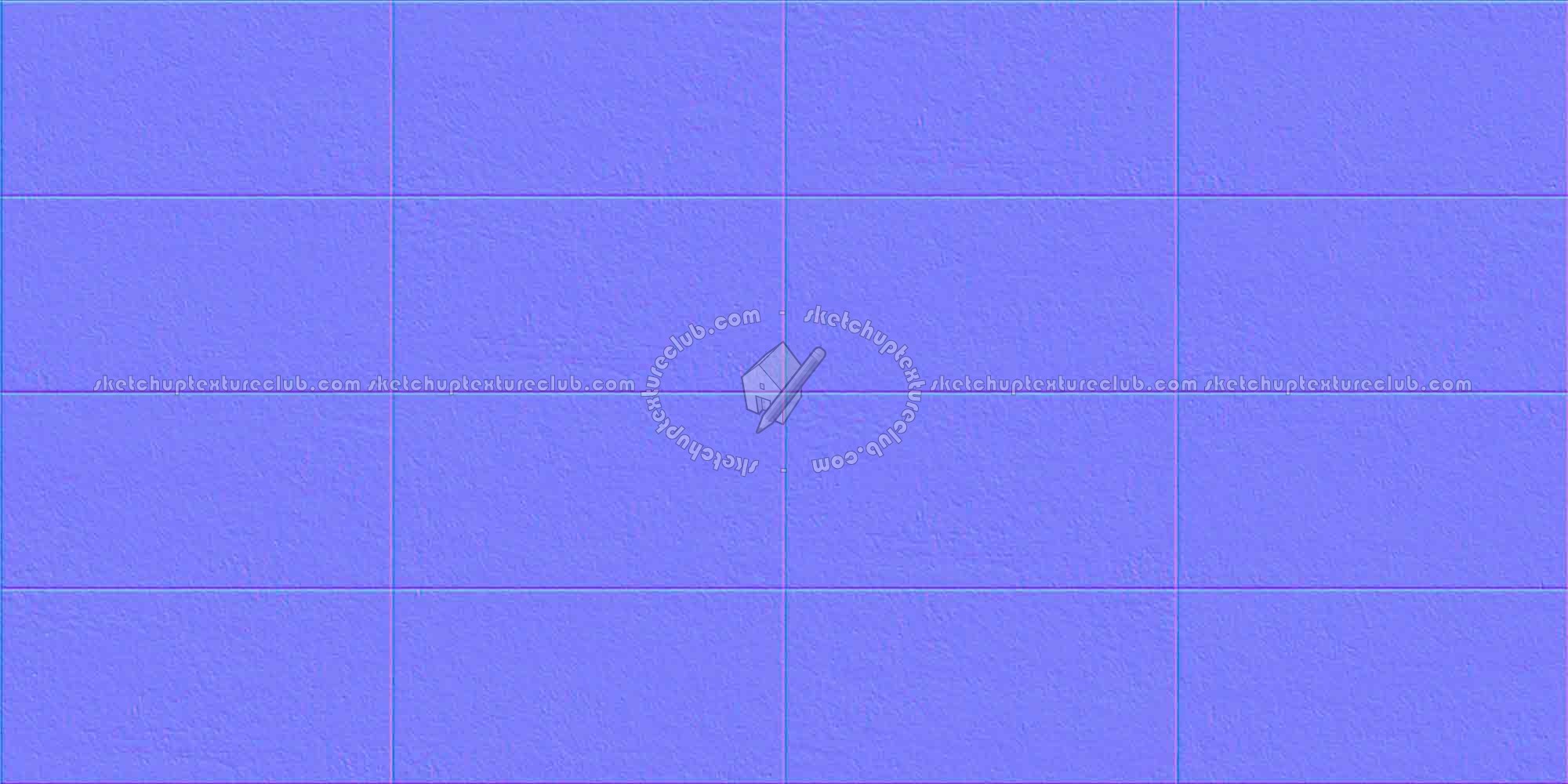 Textures   -   ARCHITECTURE   -   CONCRETE   -   Plates   -   Clean  - Concrete clean plates wall texture seamless 01709 - Normal