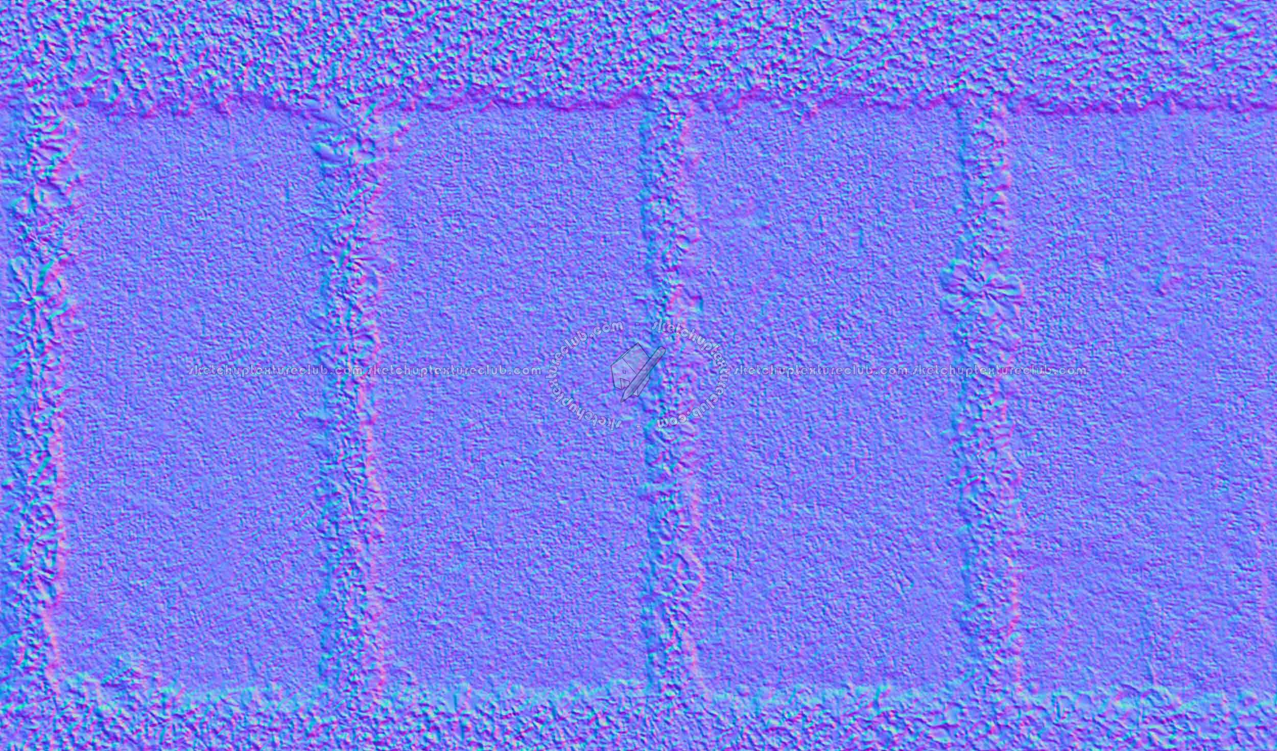 Textures   -   ARCHITECTURE   -   PAVING OUTDOOR   -   Parks Paving  - Stone park paving texture seamless 19260 - Normal