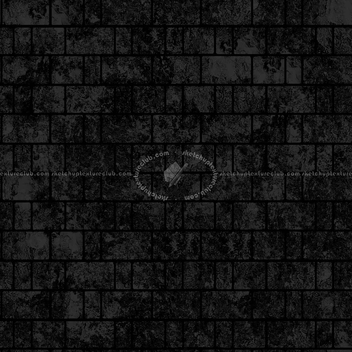 Textures   -   ARCHITECTURE   -   STONES WALLS   -   Stone blocks  - Wall stone with regular blocks texture seamless 08378 - Specular