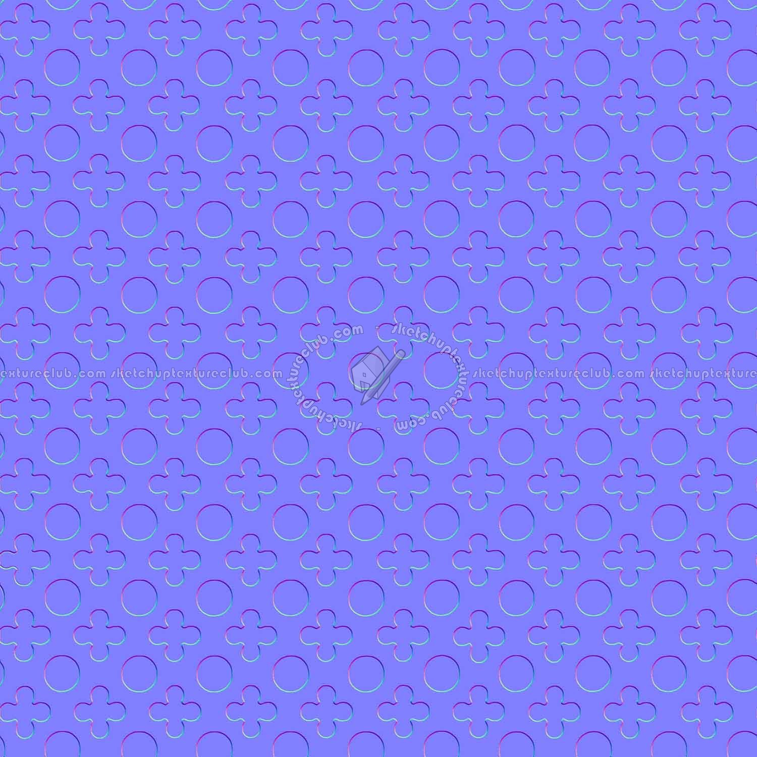 Textures   -   MATERIALS   -   METALS   -   Perforated  - Yellow perforated metal texture seamless 10558 - Normal