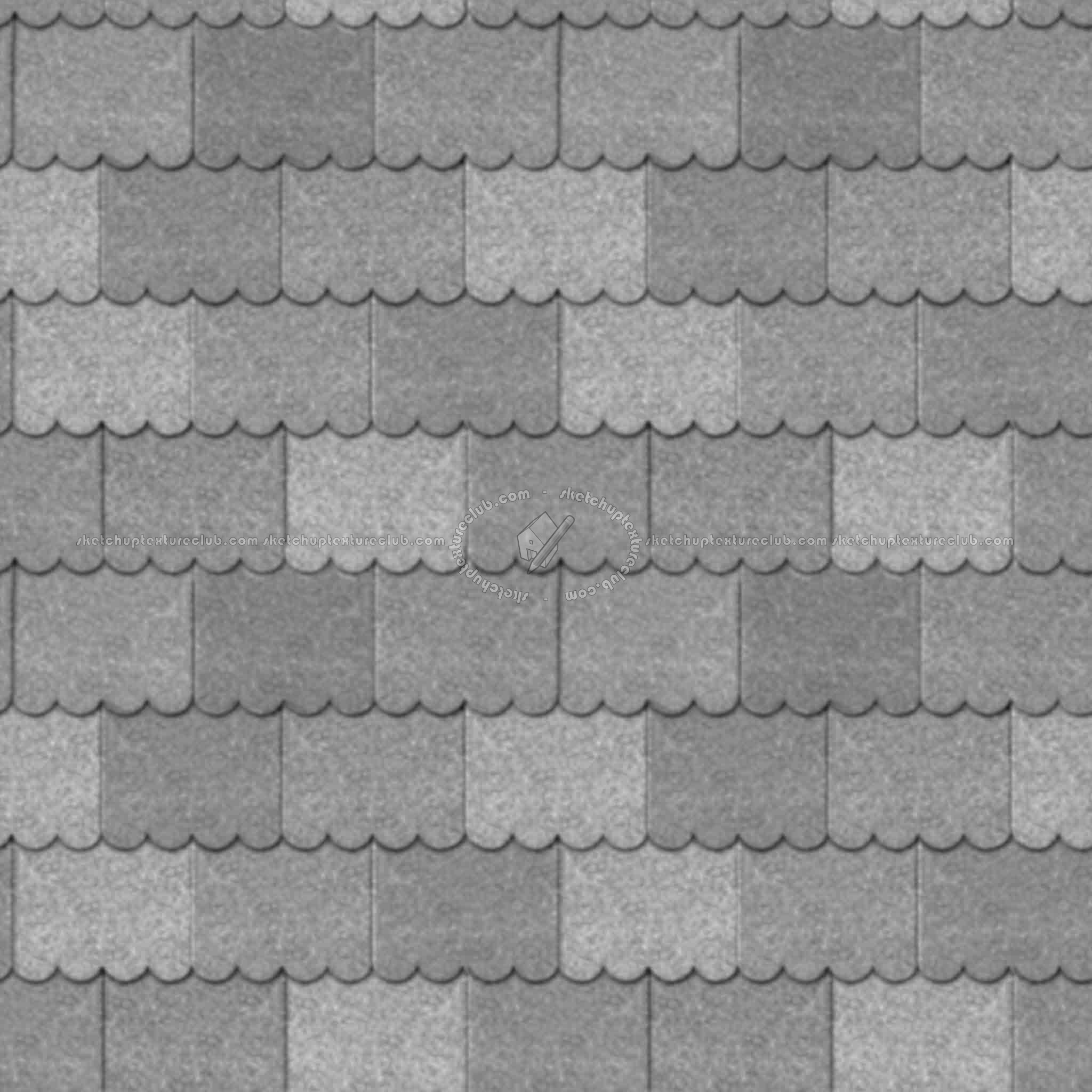 Textures   -   ARCHITECTURE   -   ROOFINGS   -   Asphalt roofs  - Asphalt shingle roofing texture seamless 03337 - Displacement