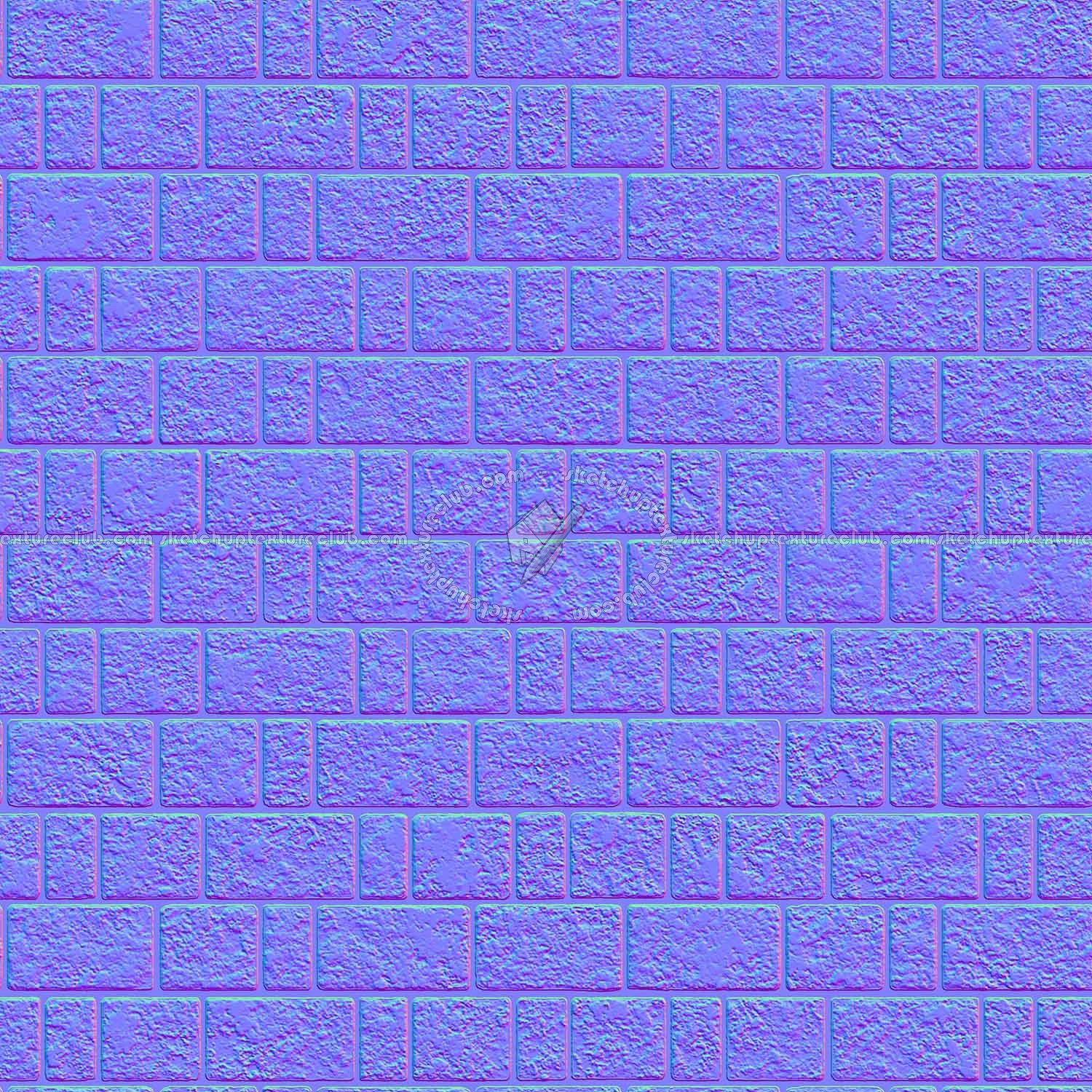 Textures   -   ARCHITECTURE   -   STONES WALLS   -   Stone blocks  - Wall stone with regular blocks texture seamless 08379 - Normal