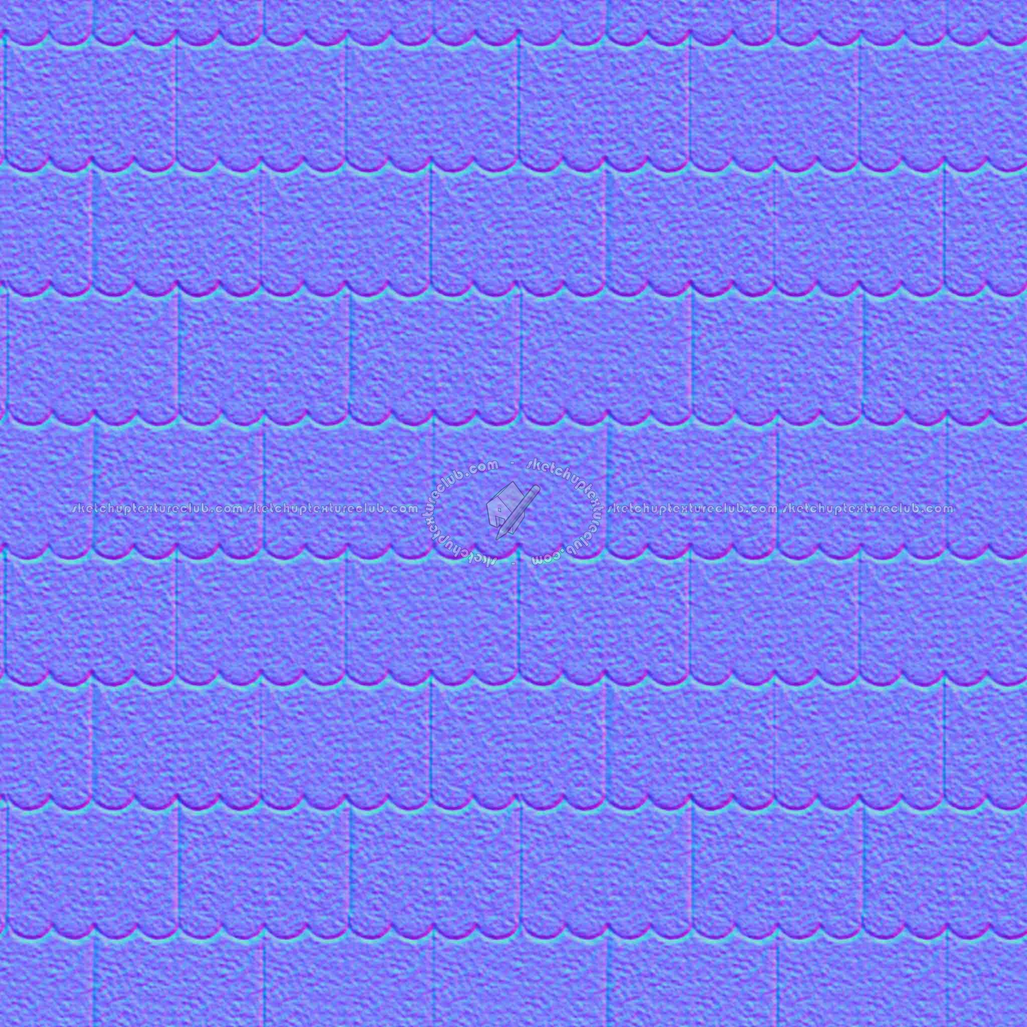 Textures   -   ARCHITECTURE   -   ROOFINGS   -   Asphalt roofs  - Asphalt shingle roofing texture seamless 03338 - Normal