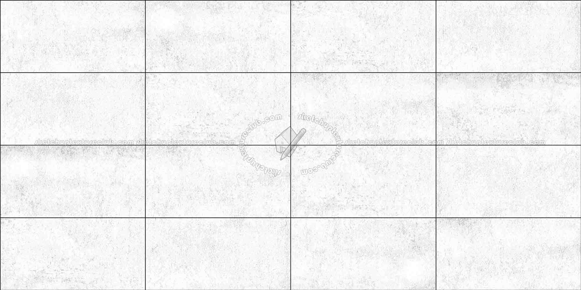 Textures   -   ARCHITECTURE   -   CONCRETE   -   Plates   -   Clean  - Concrete clean plates wall texture seamless 01711 - Ambient occlusion