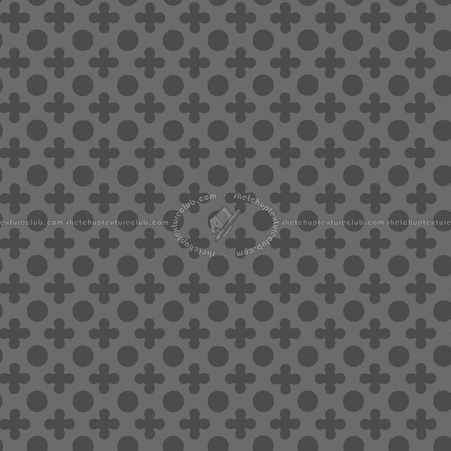 Textures   -   MATERIALS   -   METALS   -   Perforated  - Green perforated metal texture seamless 10560 - Displacement