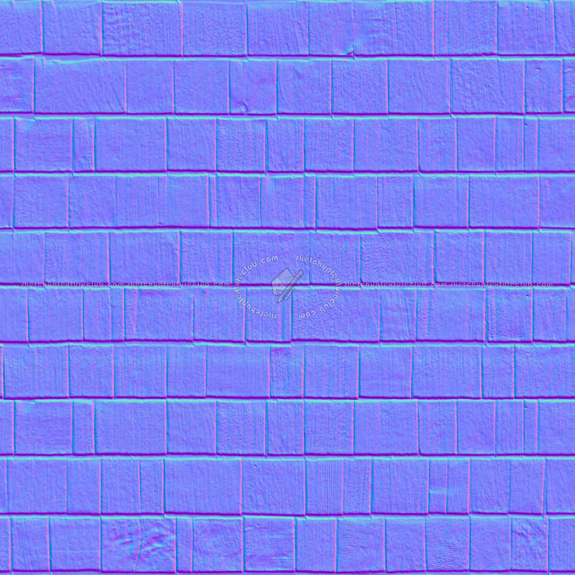 Textures   -   ARCHITECTURE   -   ROOFINGS   -   Shingles wood  - Wood shingle roof texture seamless 03868 - Normal