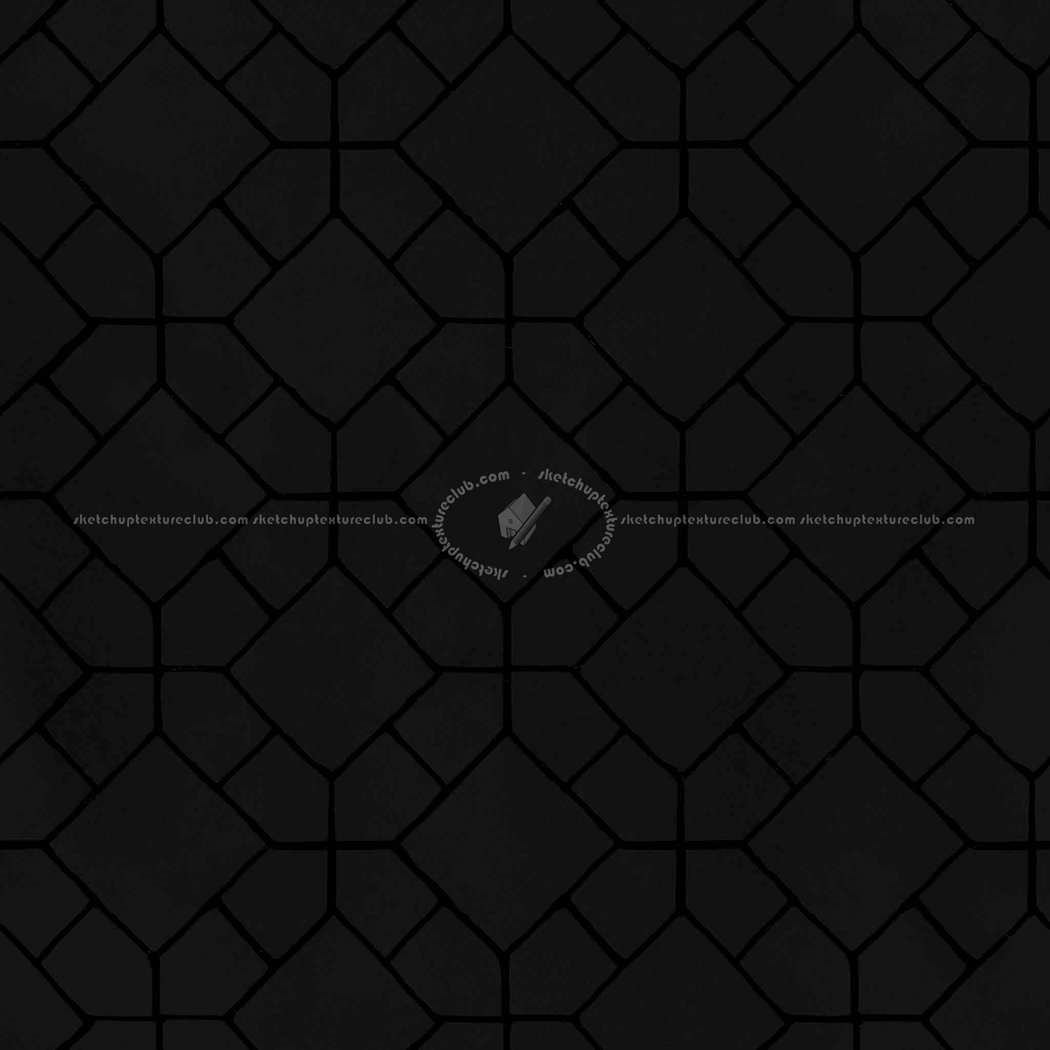 Textures   -   ARCHITECTURE   -   PAVING OUTDOOR   -   Concrete   -   Blocks mixed  - Paving concrete mixed size texture seamless 05570 - Specular