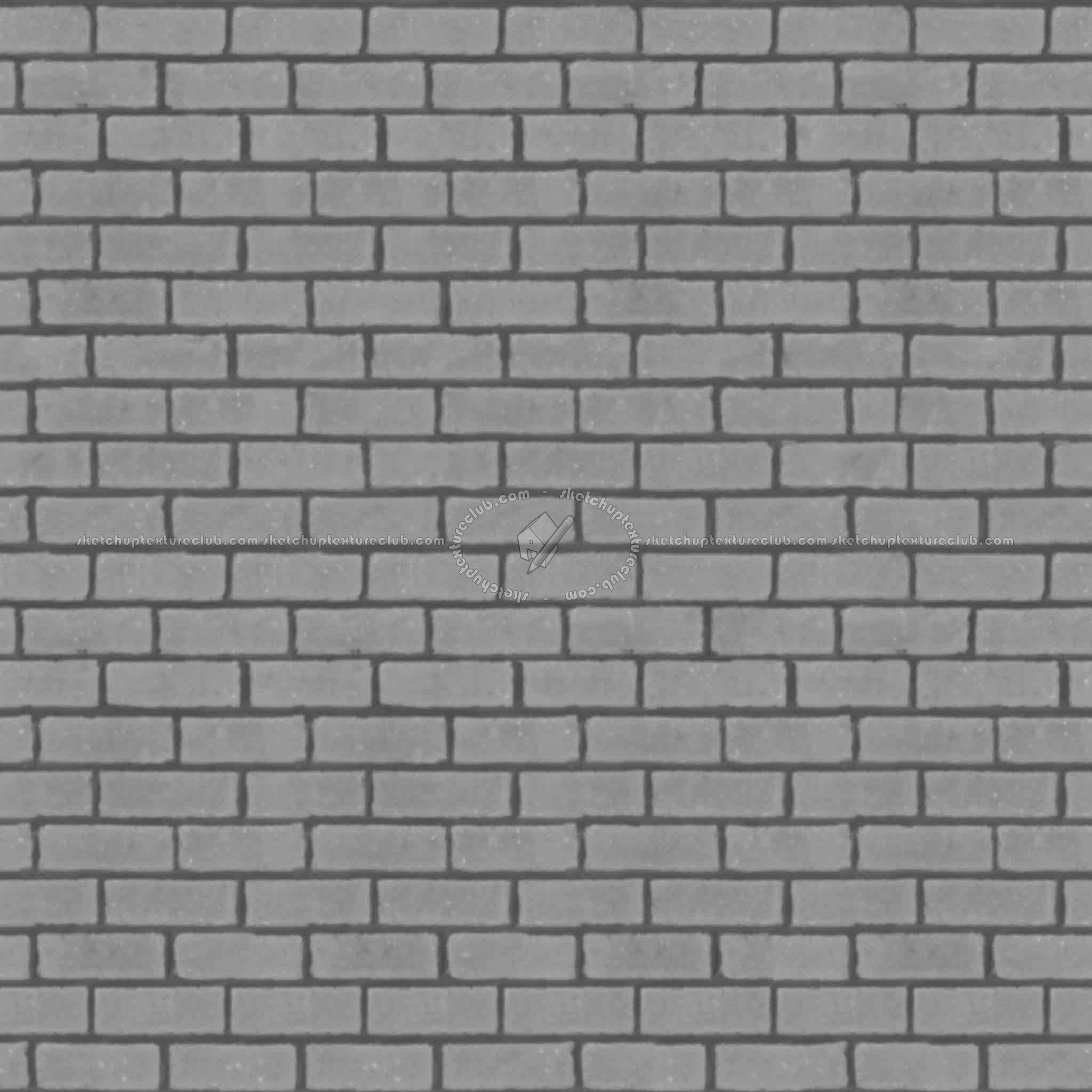 Textures   -   ARCHITECTURE   -   BRICKS   -   Facing Bricks   -   Rustic  - Rustic bricks texture seamless 00182 - Displacement