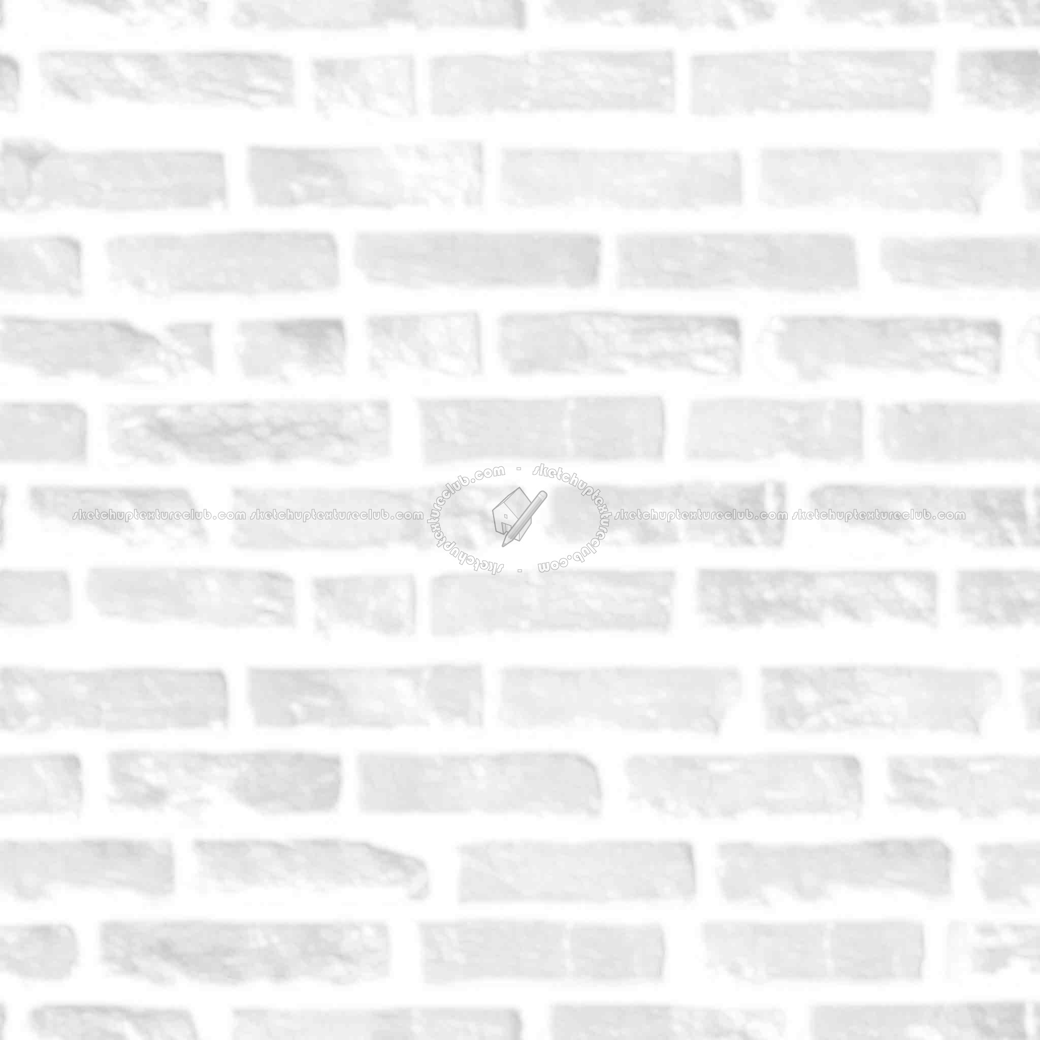 Textures   -   ARCHITECTURE   -   BRICKS   -   White Bricks  - White bricks texture seamless 00498 - Ambient occlusion