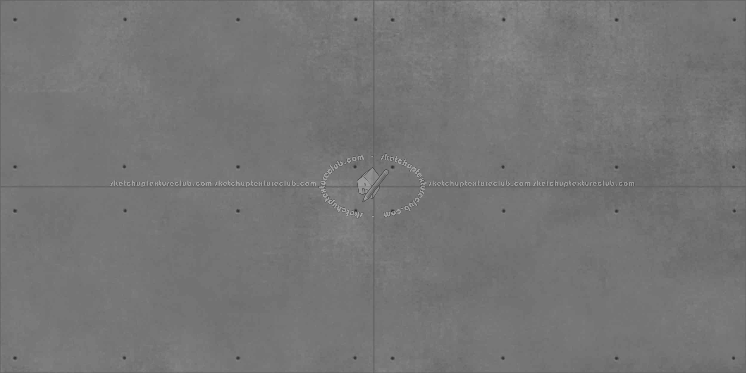 Textures   -   ARCHITECTURE   -   CONCRETE   -   Plates   -   Dirty  - Concrete dirt plates wall texture seamless 01805 - Displacement