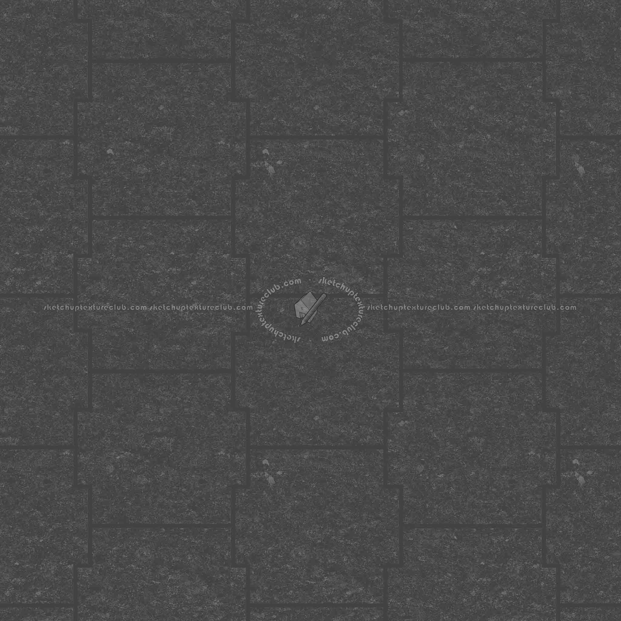 Textures   -   ARCHITECTURE   -   PAVING OUTDOOR   -   Pavers stone   -   Blocks mixed  - Pavers stone mixed size texture seamless 06176 - Specular