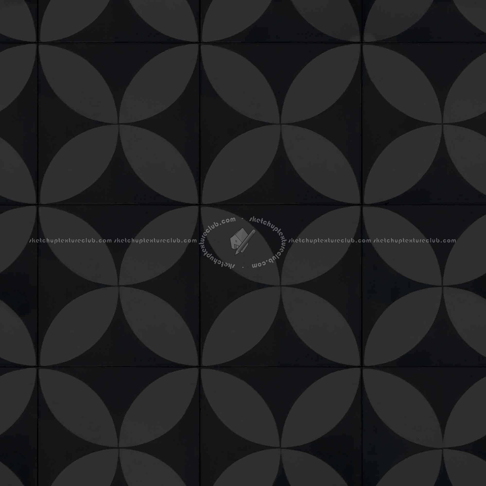 Textures   -   ARCHITECTURE   -   TILES INTERIOR   -   Cement - Encaustic   -   Cement  - Cement concrete tile texture seamless 16829 - Specular