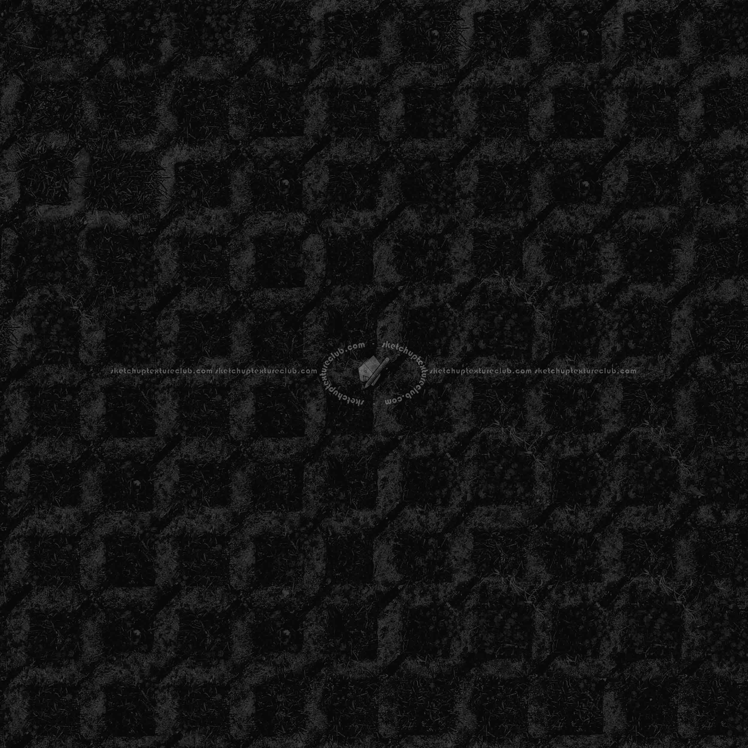 Textures   -   ARCHITECTURE   -   PAVING OUTDOOR   -   Parks Paving  - Concrete park paving texture seamless 19522 - Specular