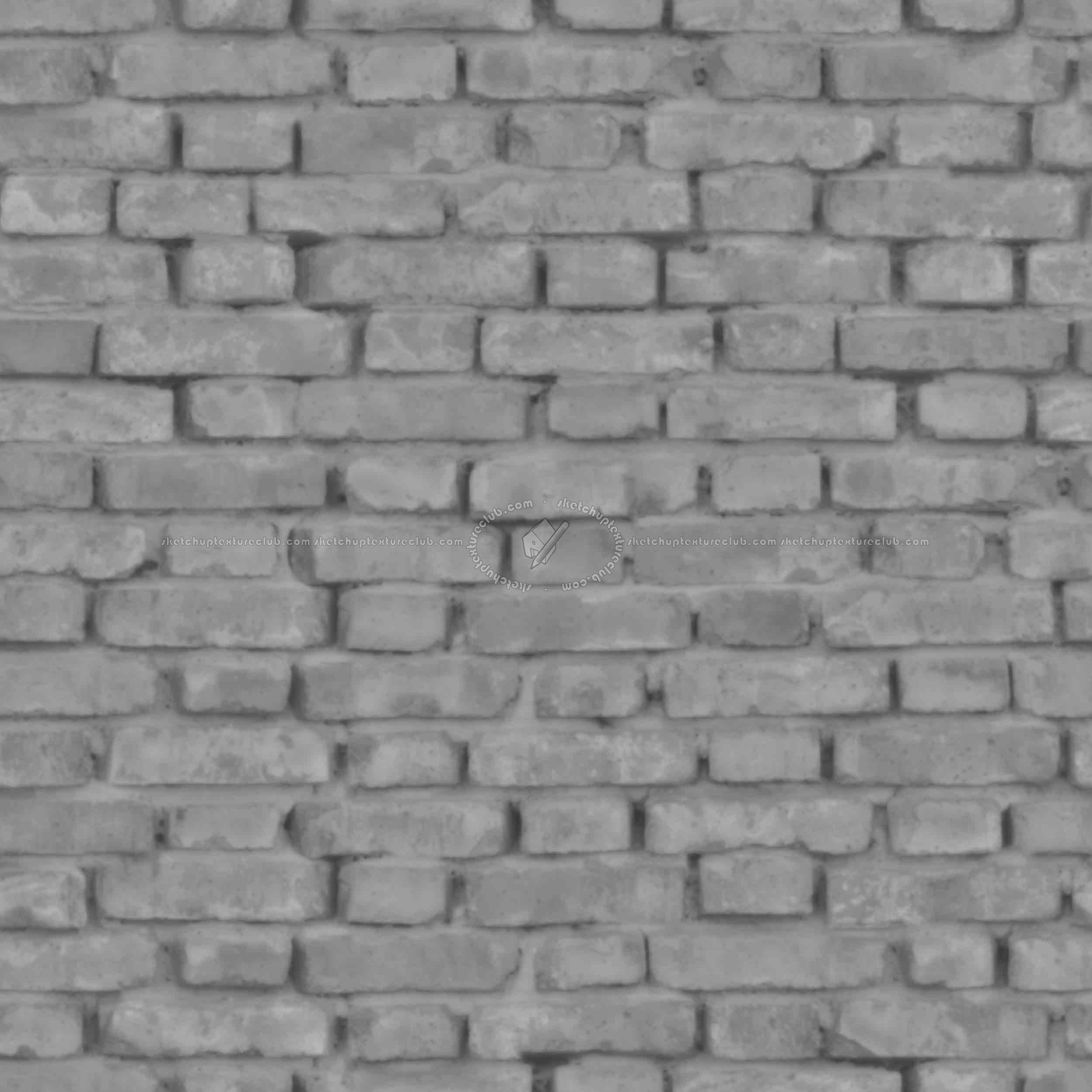 Textures   -   ARCHITECTURE   -   BRICKS   -   Old bricks  - Old bricks texture seamless 00425 - Displacement