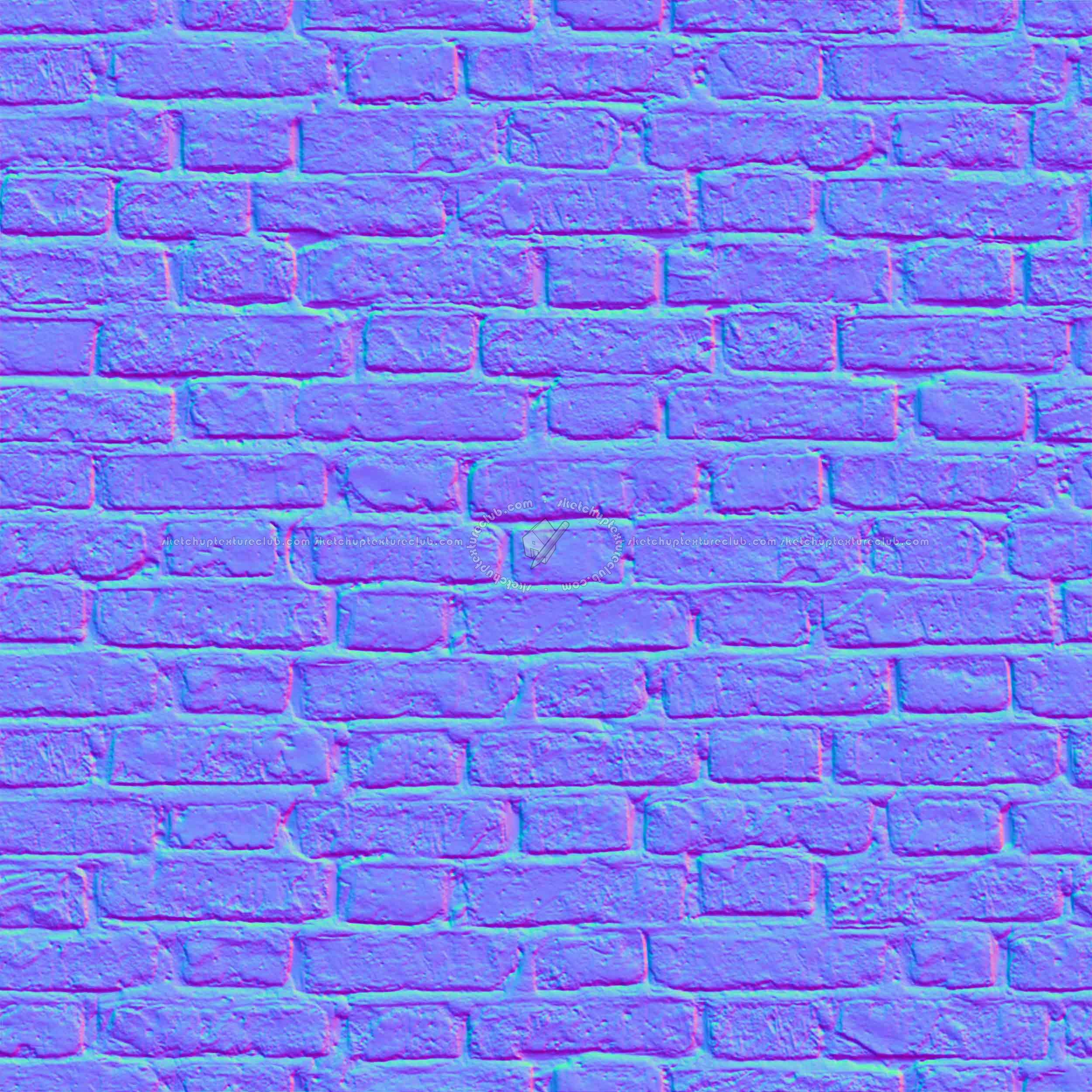Textures   -   ARCHITECTURE   -   BRICKS   -   Old bricks  - Old bricks texture seamless 00425 - Normal
