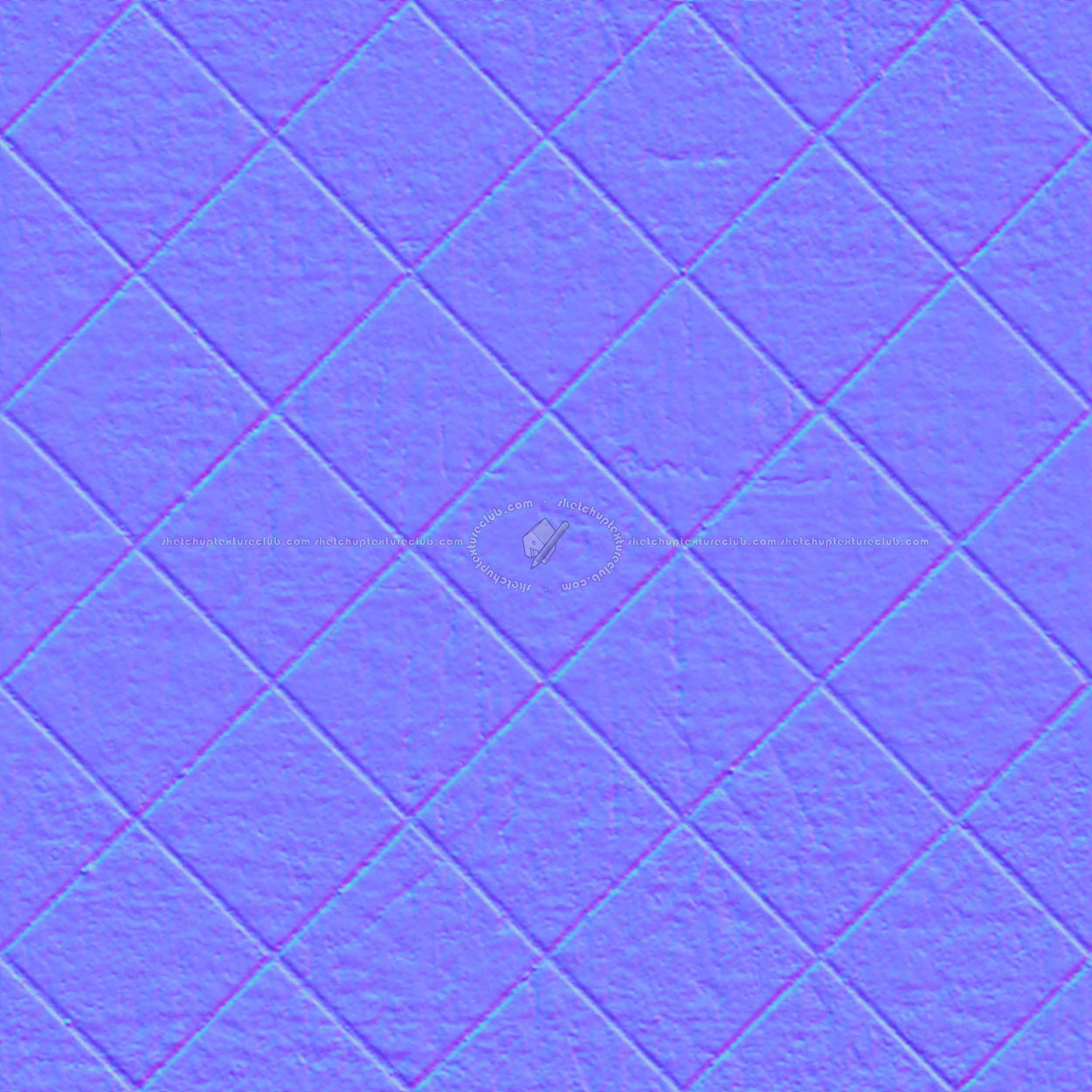 Textures   -   ARCHITECTURE   -   PAVING OUTDOOR   -   Concrete   -   Blocks regular  - Paving outdoor concrete regular block texture seamless 05717 - Normal