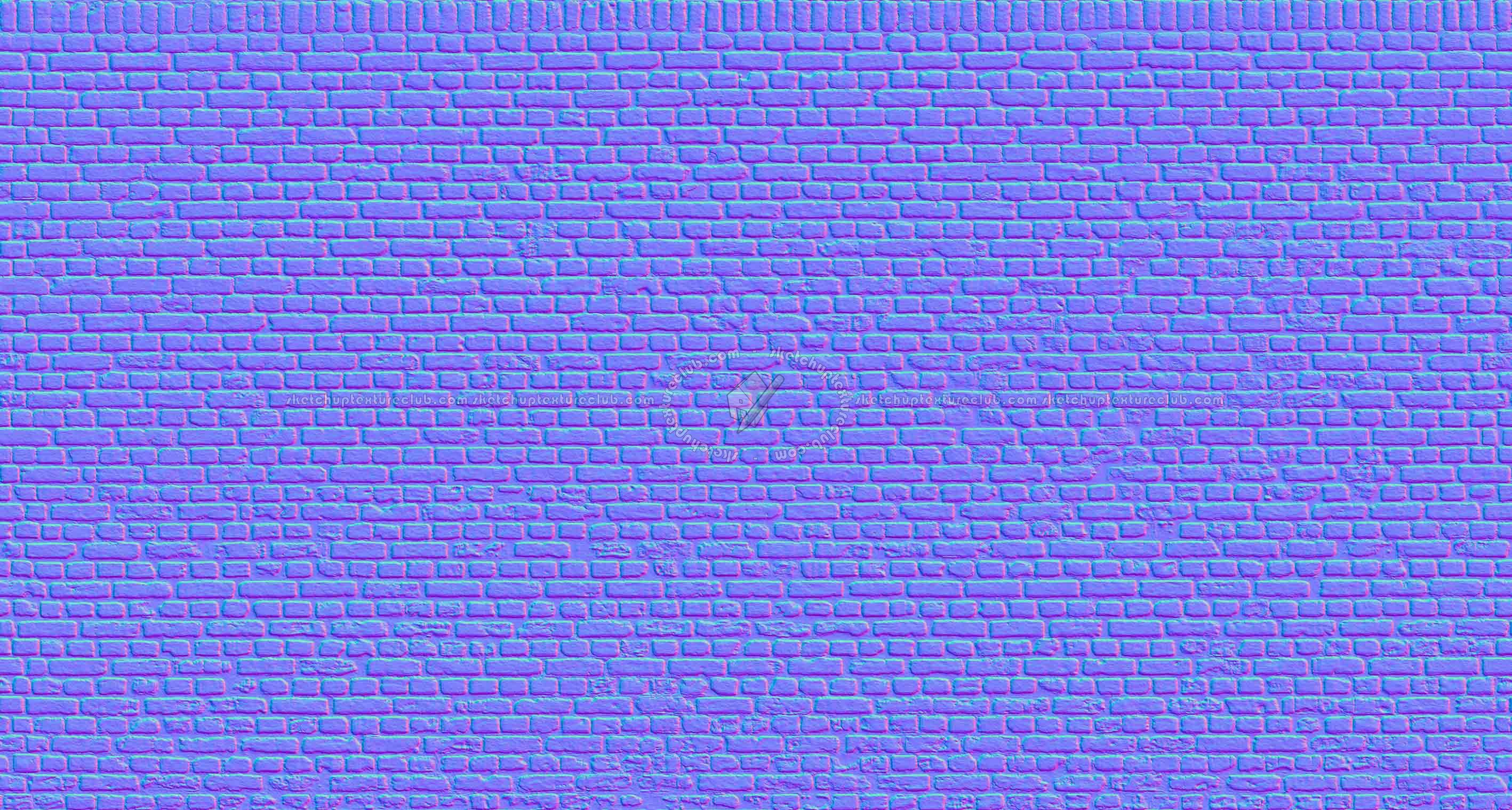Textures   -   ARCHITECTURE   -   BRICKS   -   Old bricks  - Old bricks texture seamless 00427 - Normal