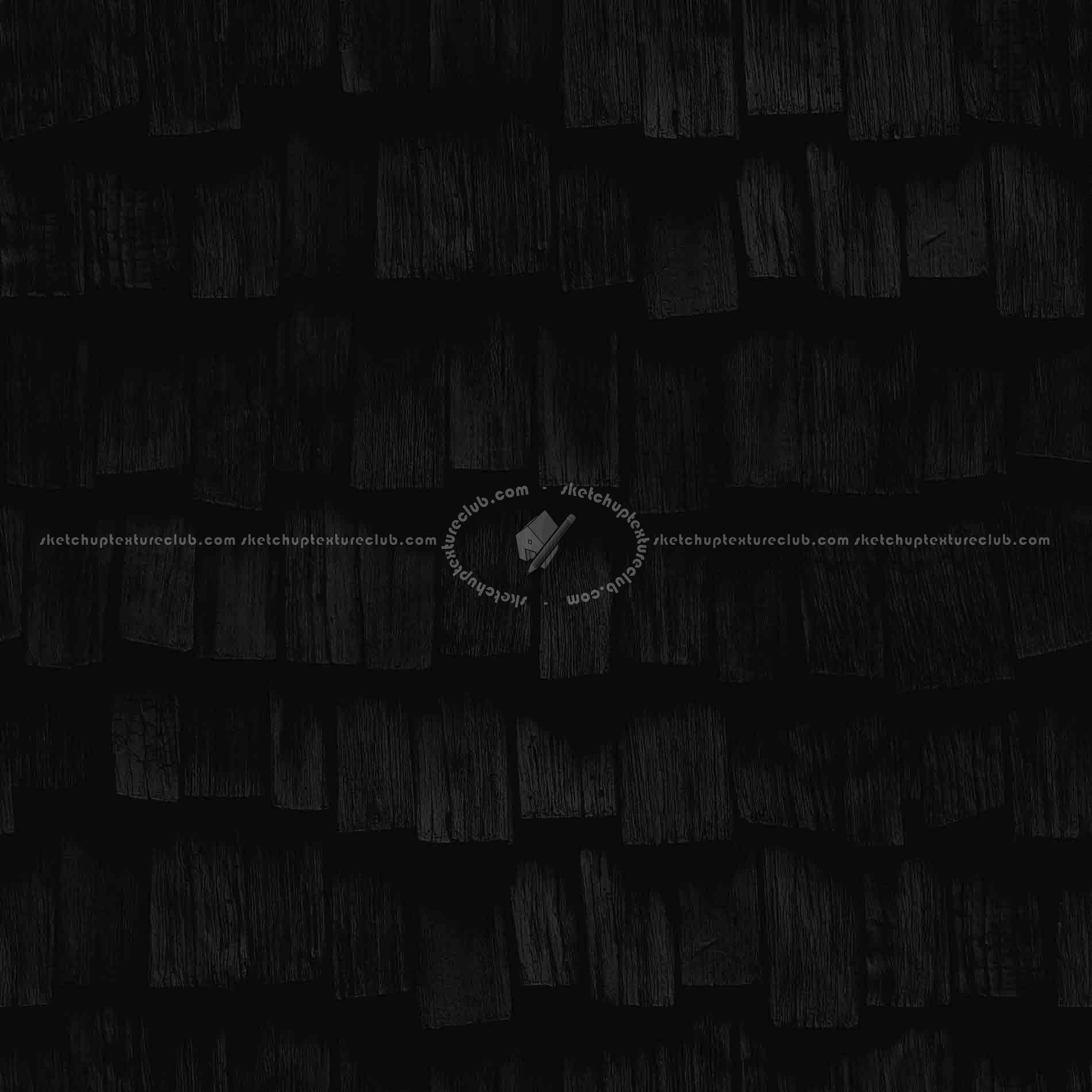 Textures   -   ARCHITECTURE   -   ROOFINGS   -   Shingles wood  - Wood shingle roof texture seamless 03874 - Specular