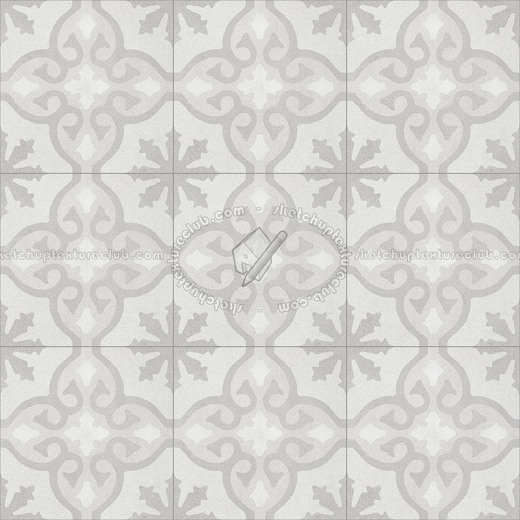 Textures   -   ARCHITECTURE   -   TILES INTERIOR   -   Cement - Encaustic   -   Cement  - Cement concrete tile texture seamless 20873 (seamless)