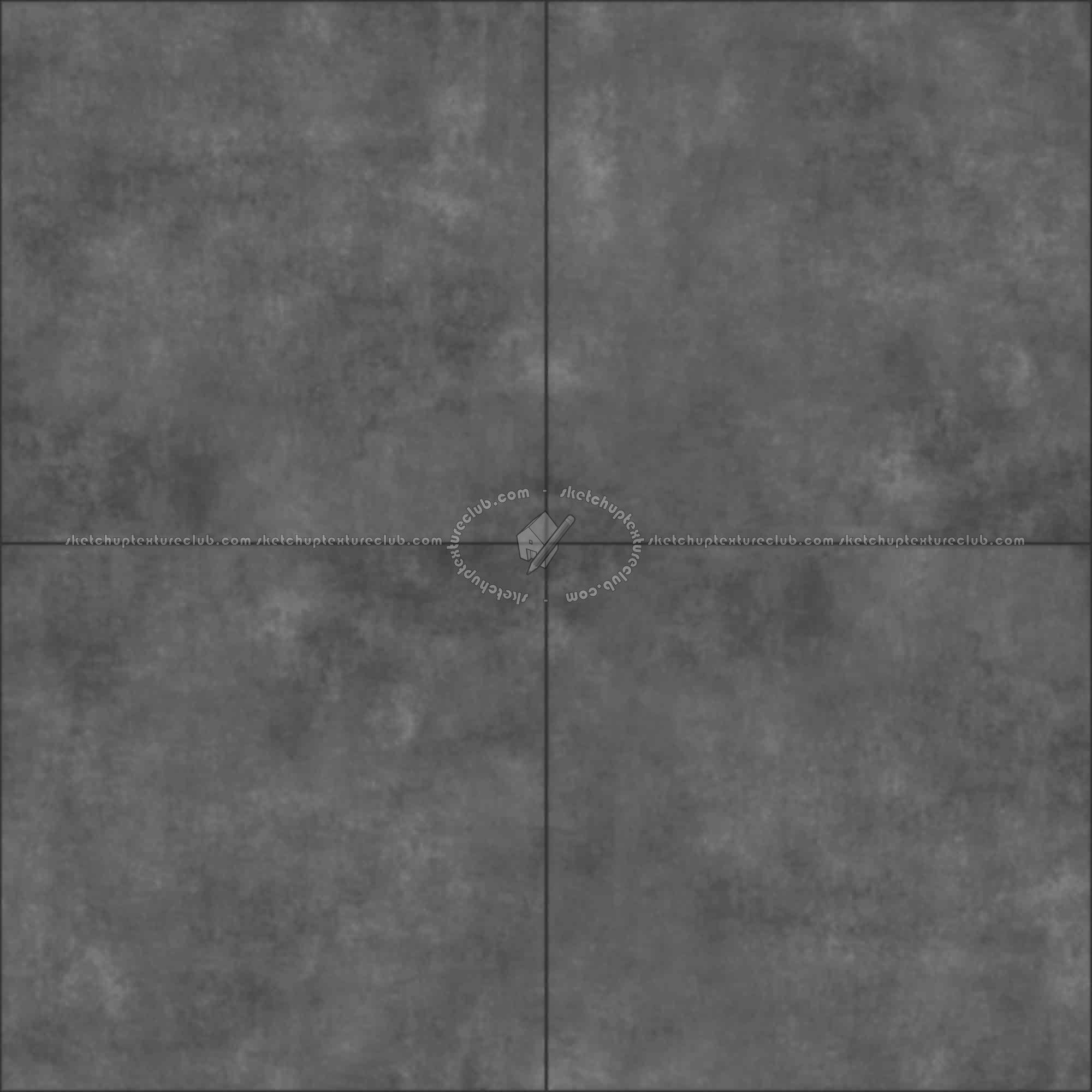 Textures   -   ARCHITECTURE   -   CONCRETE   -   Plates   -   Dirty  - Concrete dirt plates wall texture seamless 01809 - Displacement