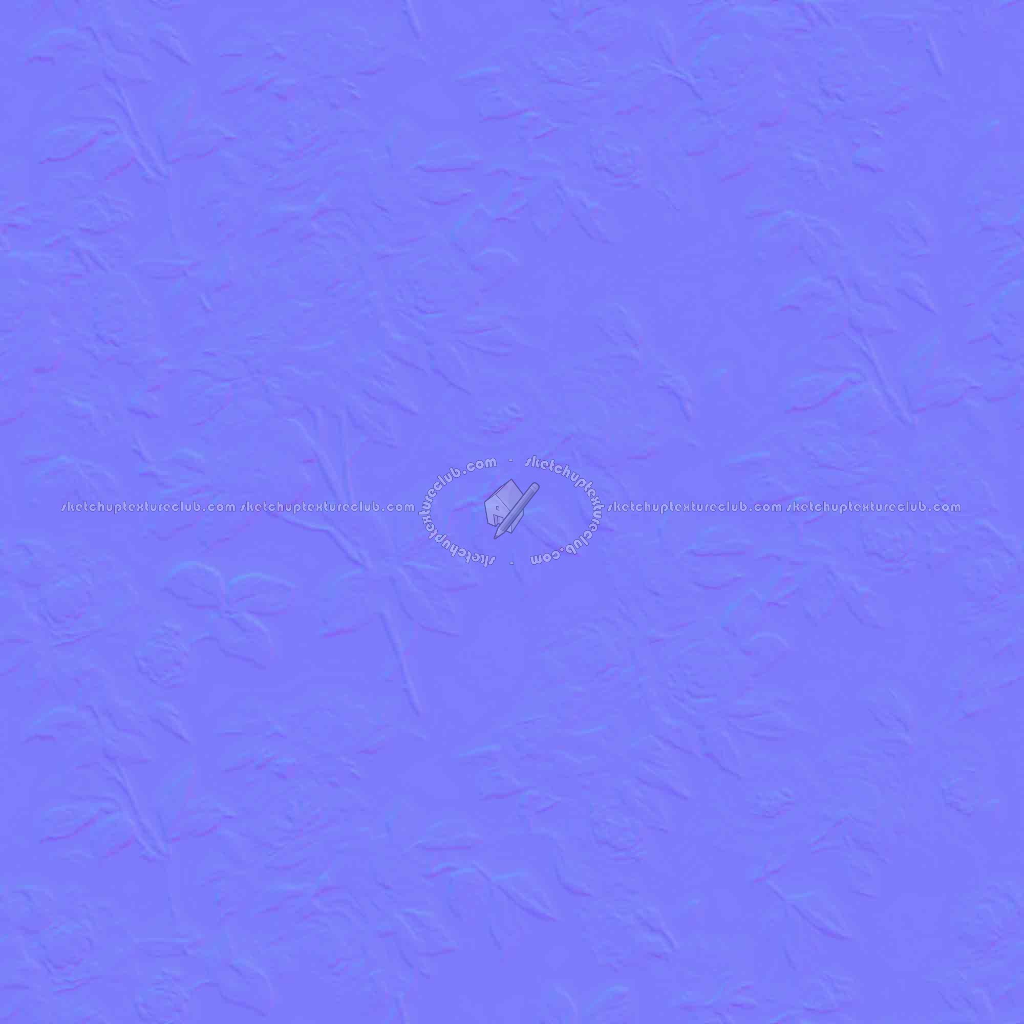 Textures   -   MATERIALS   -   WALLPAPER   -   Floral  - Floral wallpaper texture seamless 20586 - Normal