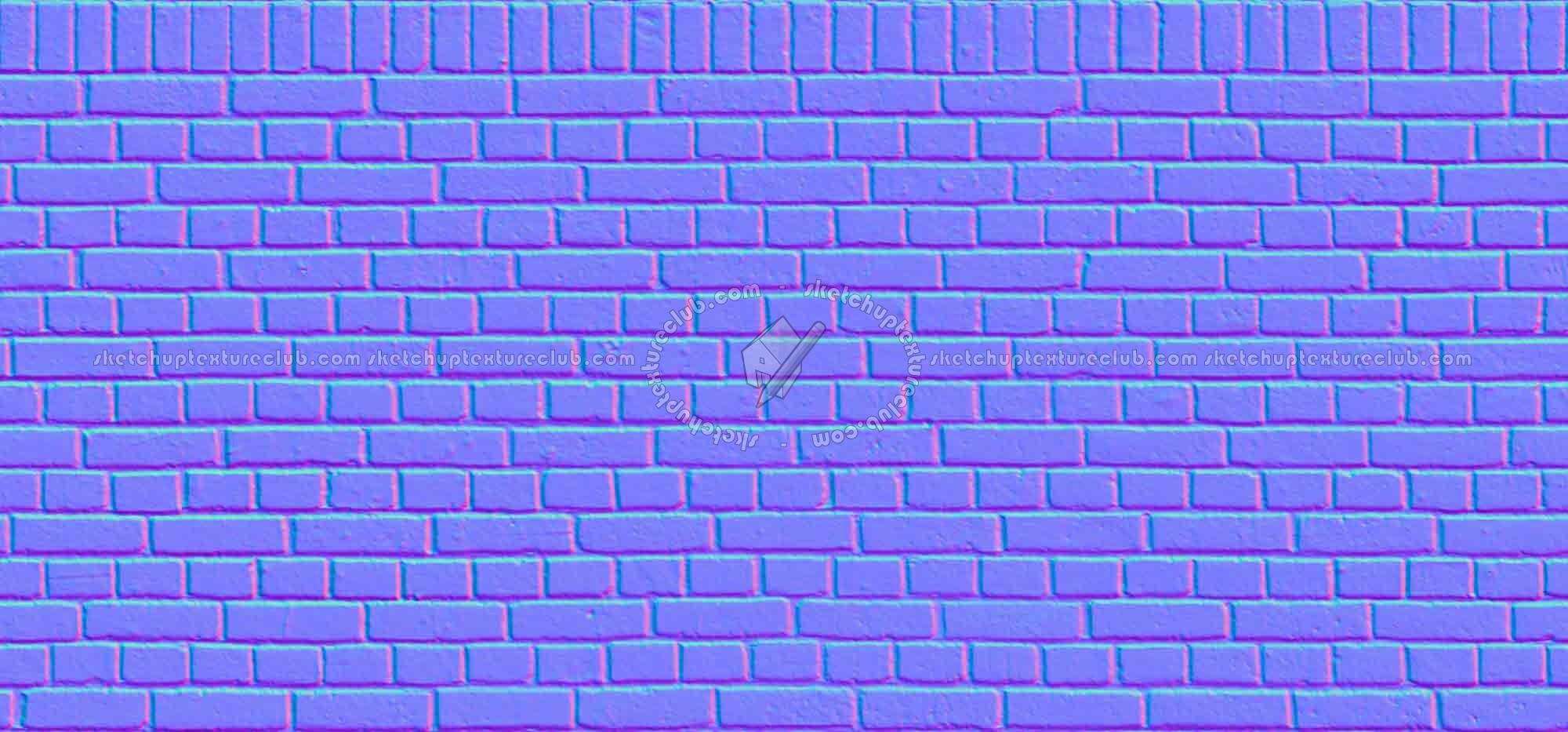 Textures   -   ARCHITECTURE   -   BRICKS   -   Old bricks  - Old bricks texture seamless 00428 - Normal