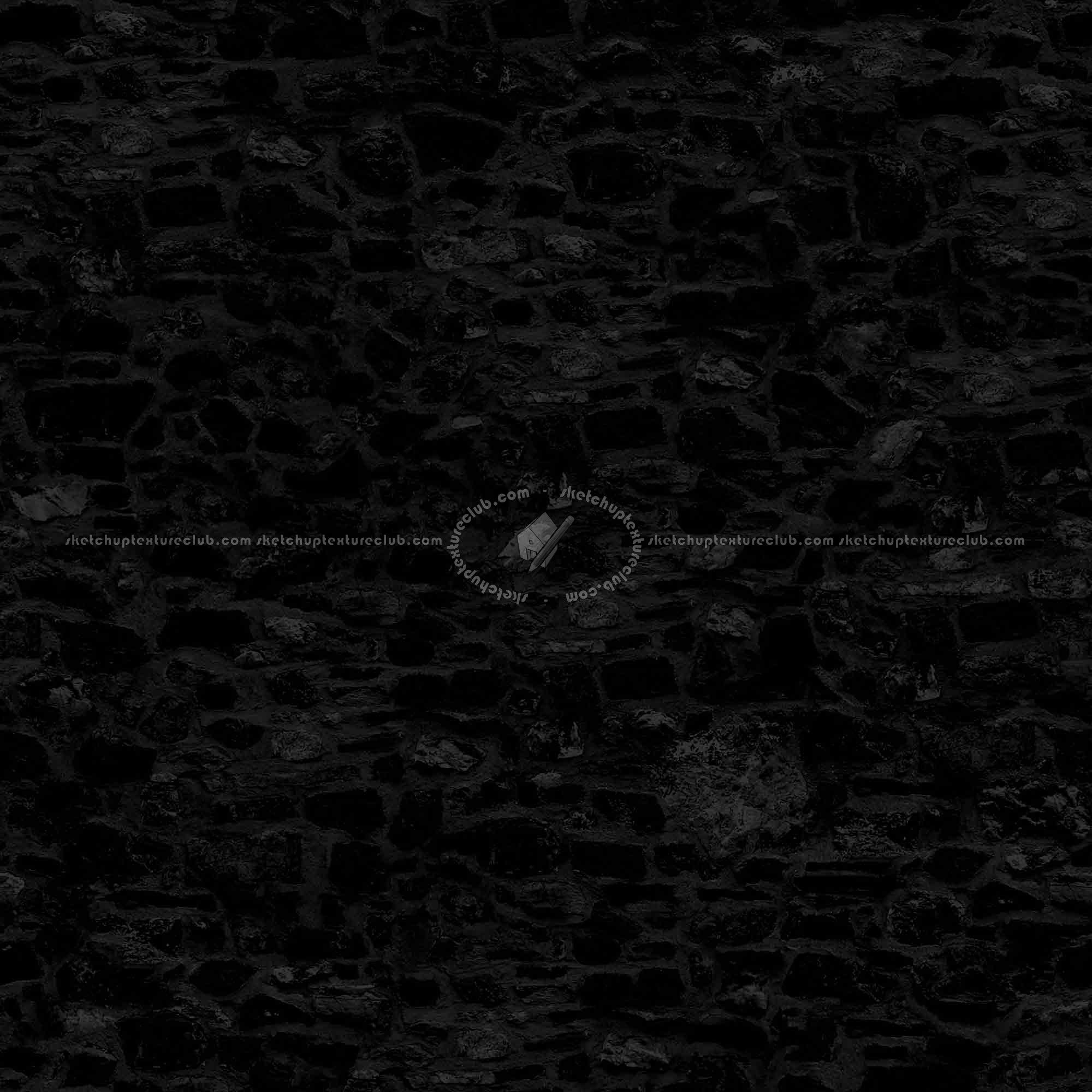 Textures   -   ARCHITECTURE   -   STONES WALLS   -   Stone walls  - Old wall stone texture seamless 08482 - Specular