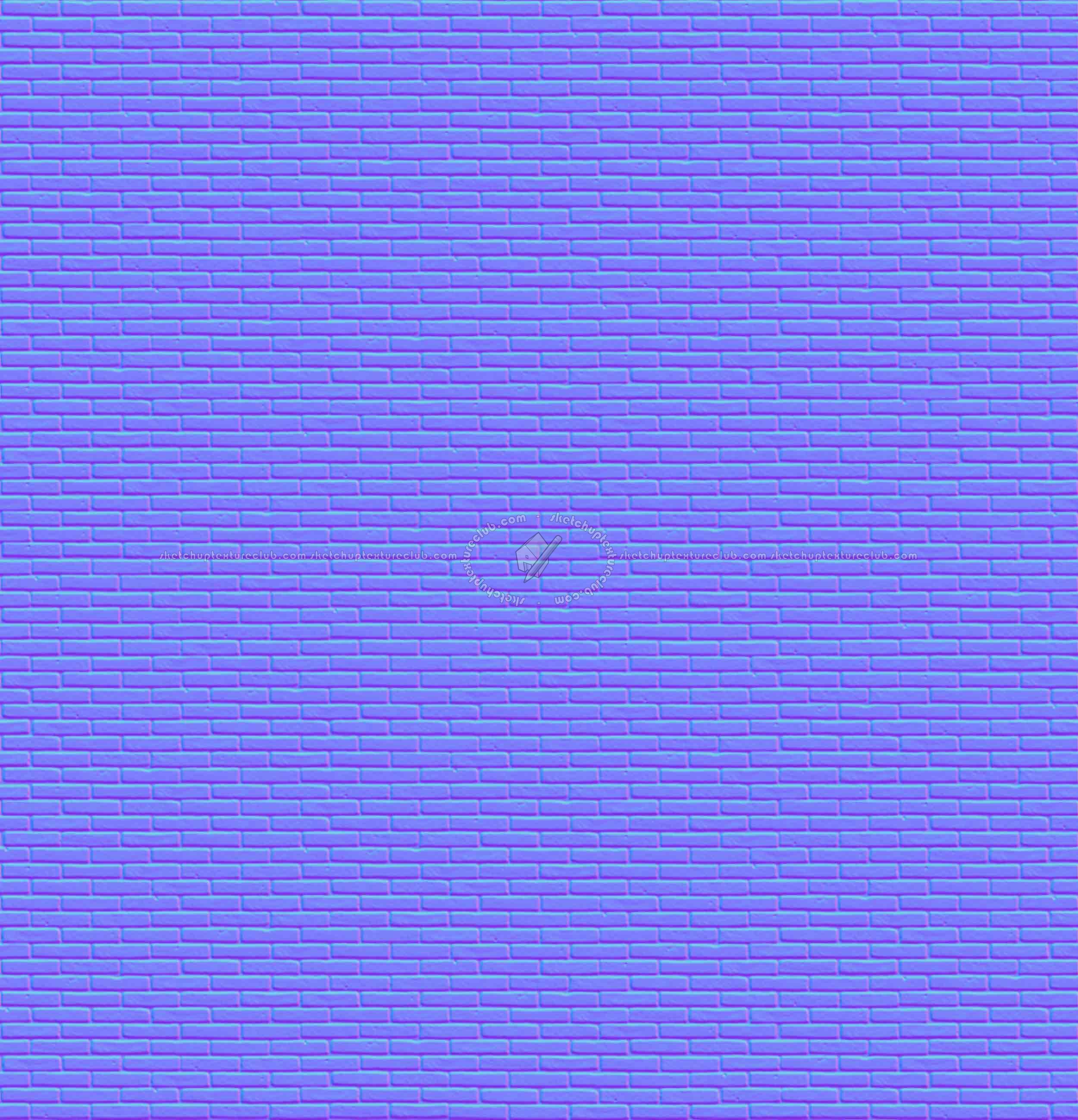 Textures   -   ARCHITECTURE   -   BRICKS   -   Facing Bricks   -   Rustic  - Rustic bricks texture seamless 17151 - Normal