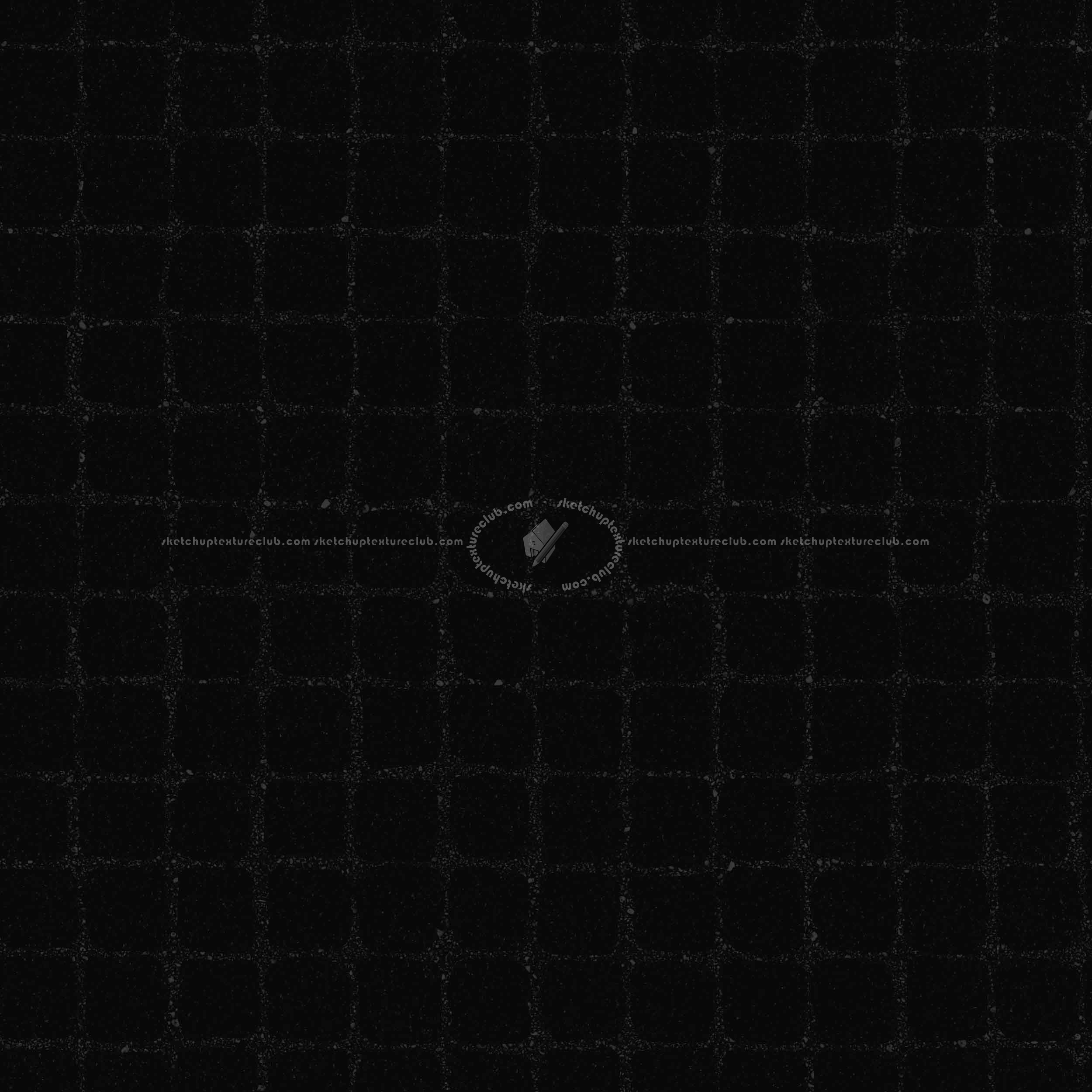 Textures   -   ARCHITECTURE   -   ROADS   -   Paving streets   -   Cobblestone  - Street paving cobblestone texture seamless 07426 - Specular