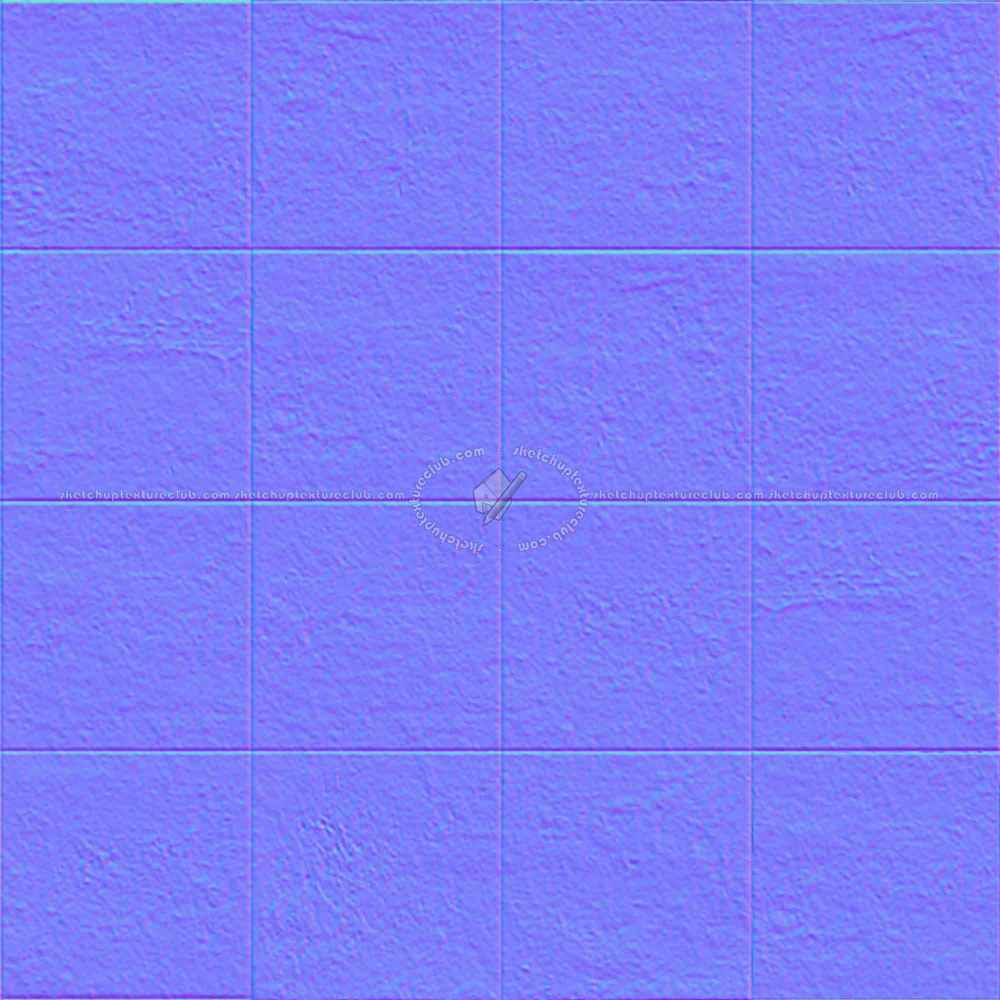 Textures   -   ARCHITECTURE   -   CONCRETE   -   Plates   -   Clean  - Concrete clean plates wall texture seamless 01717 - Normal