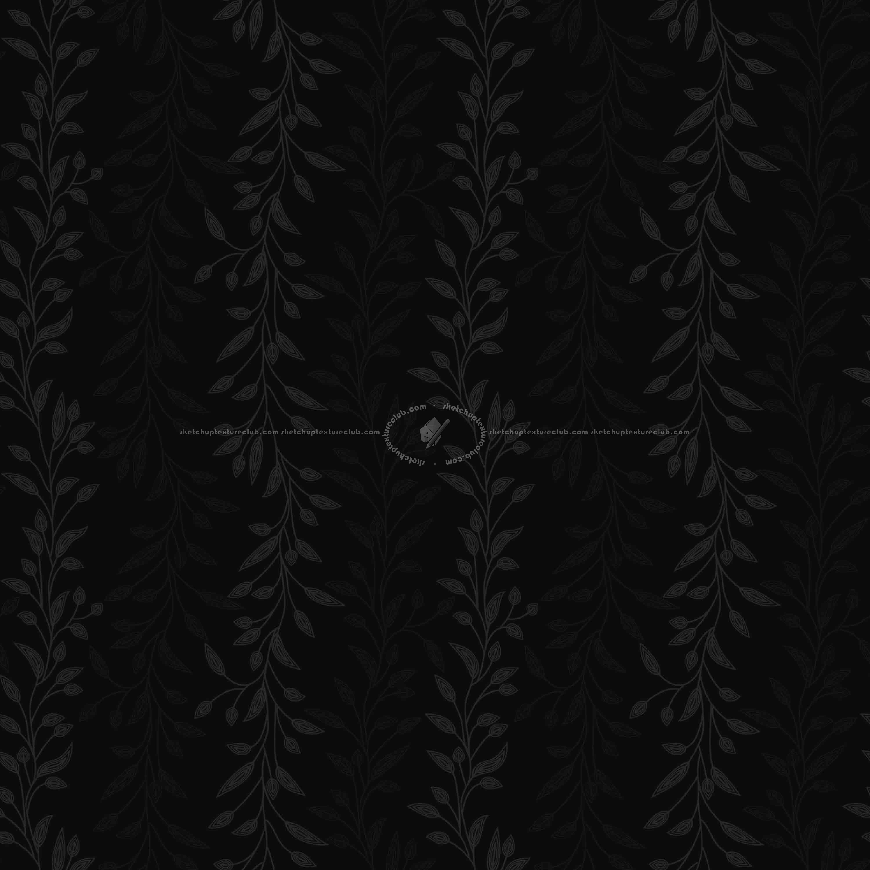 Textures   -   MATERIALS   -   WALLPAPER   -   Floral  - Floral wallpaper texture seamless 20755 - Specular