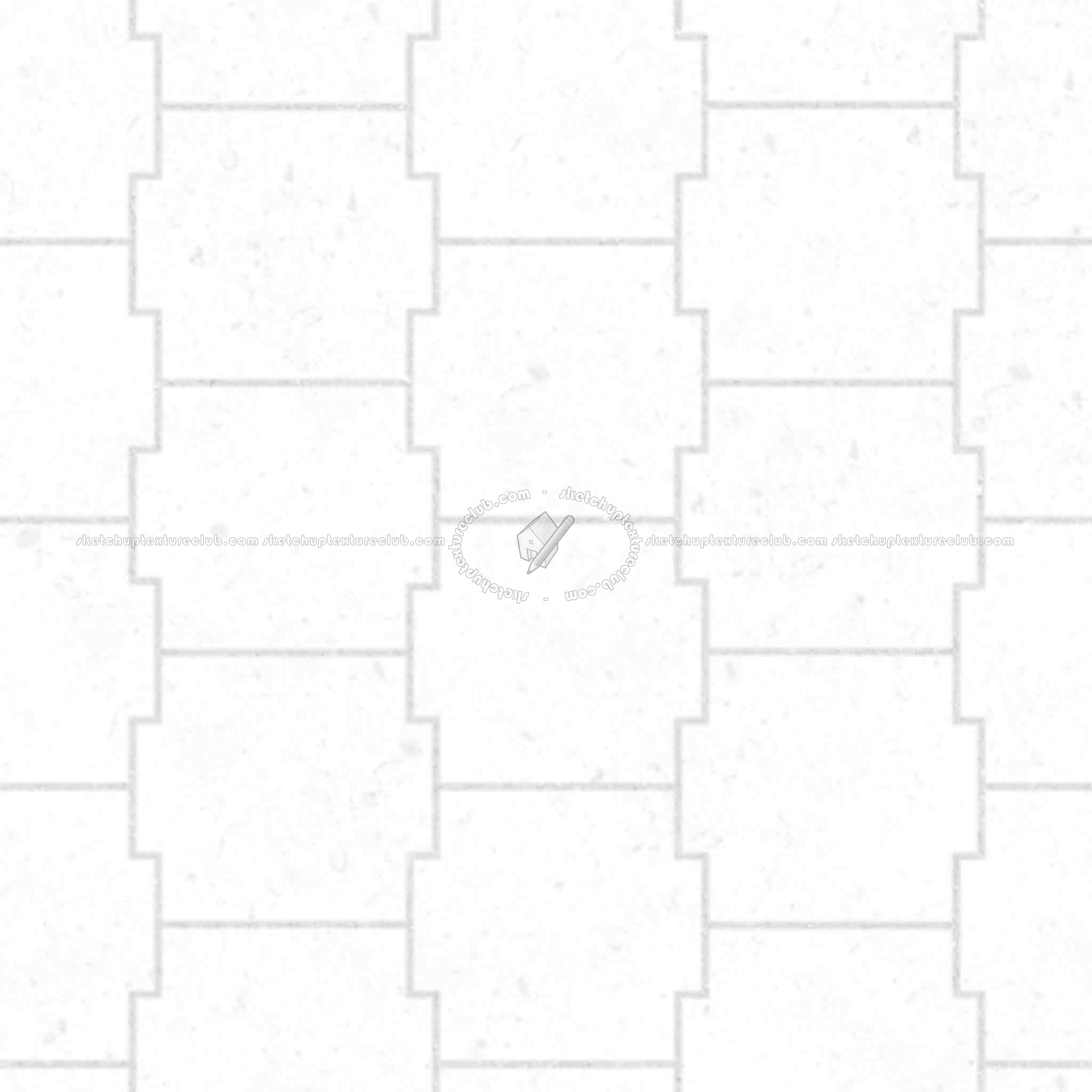 Textures   -   ARCHITECTURE   -   PAVING OUTDOOR   -   Pavers stone   -   Blocks mixed  - Pavers stone mixed size texture seamless 06181 - Ambient occlusion