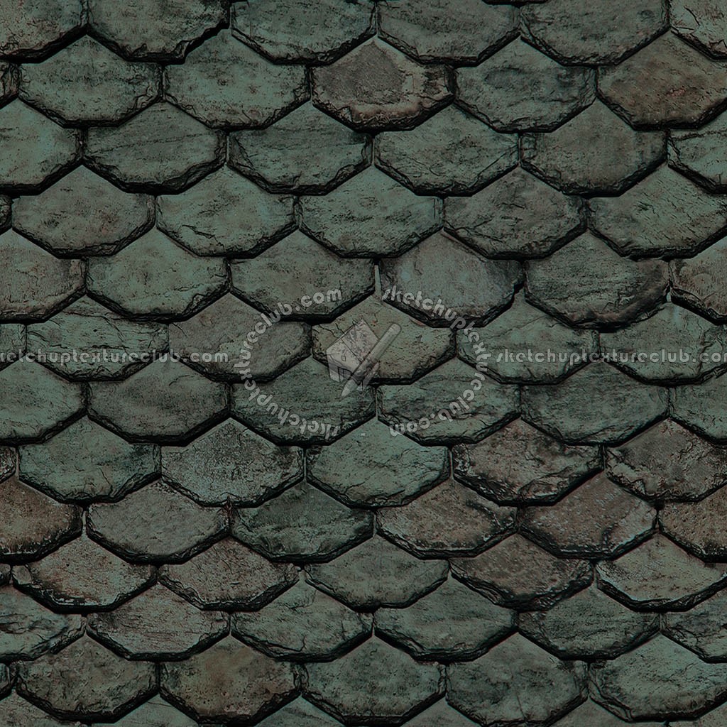 Textures   -   ARCHITECTURE   -   ROOFINGS   -   Slate roofs  - Slate roofing texture seamless 03989 (seamless)