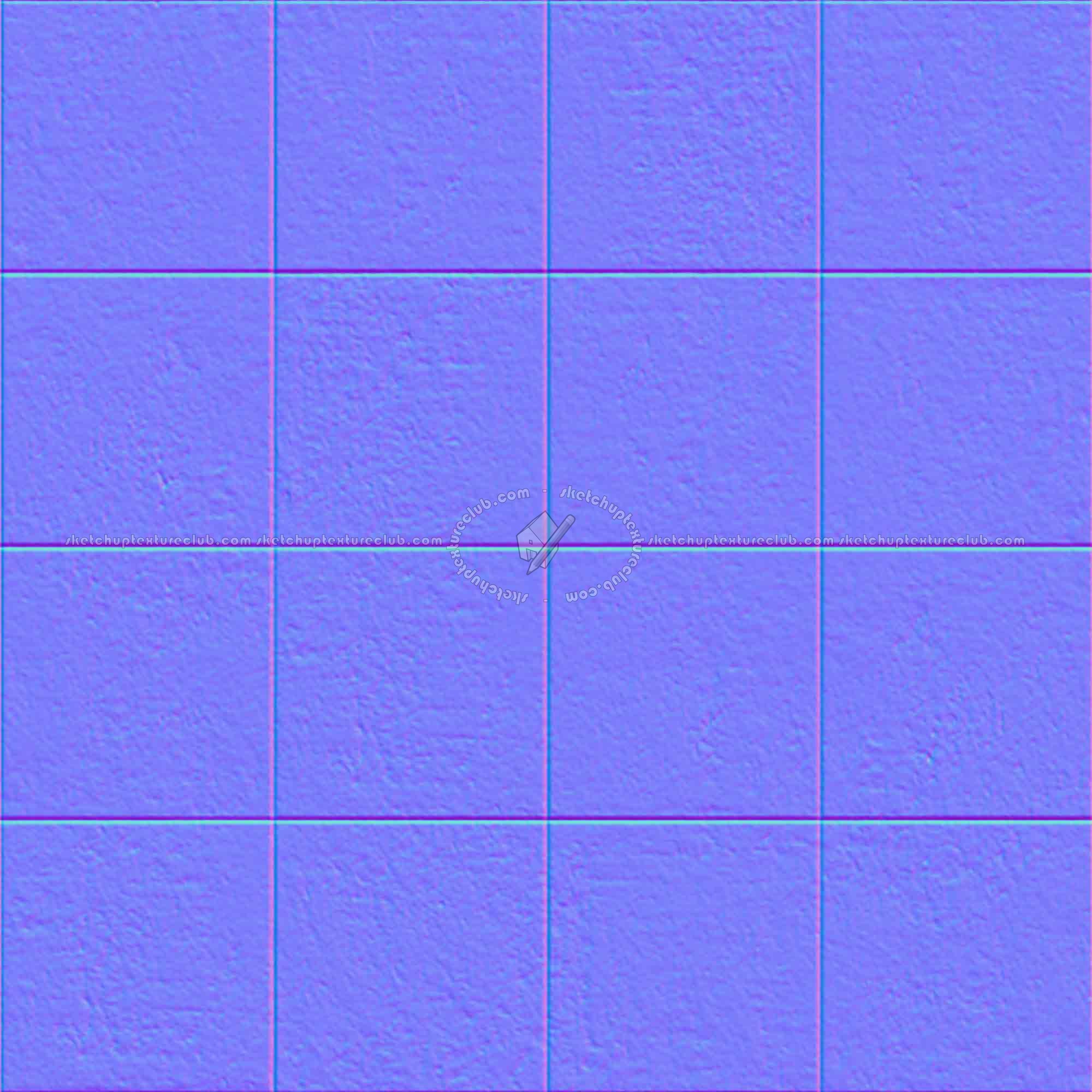 Textures   -   ARCHITECTURE   -   CONCRETE   -   Plates   -   Clean  - Concrete clean plates wall texture seamless 01718 - Normal