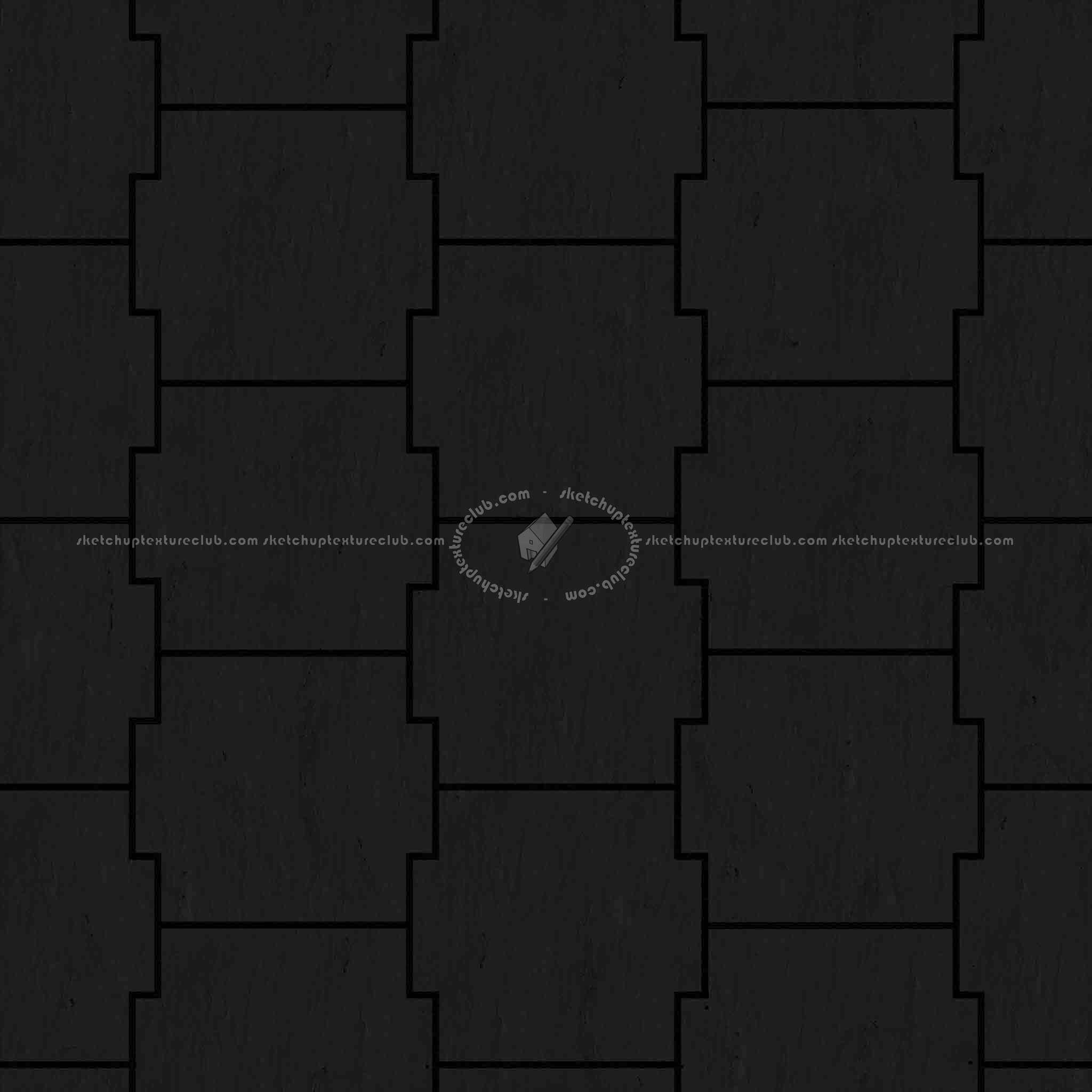 Textures   -   ARCHITECTURE   -   PAVING OUTDOOR   -   Pavers stone   -   Blocks mixed  - Pavers stone mixed size texture seamless 06182 - Specular